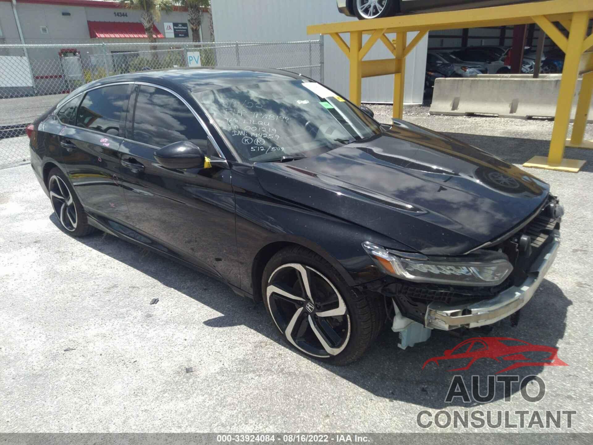 HONDA ACCORD SEDAN 2019 - 1HGCV2F37KA001219