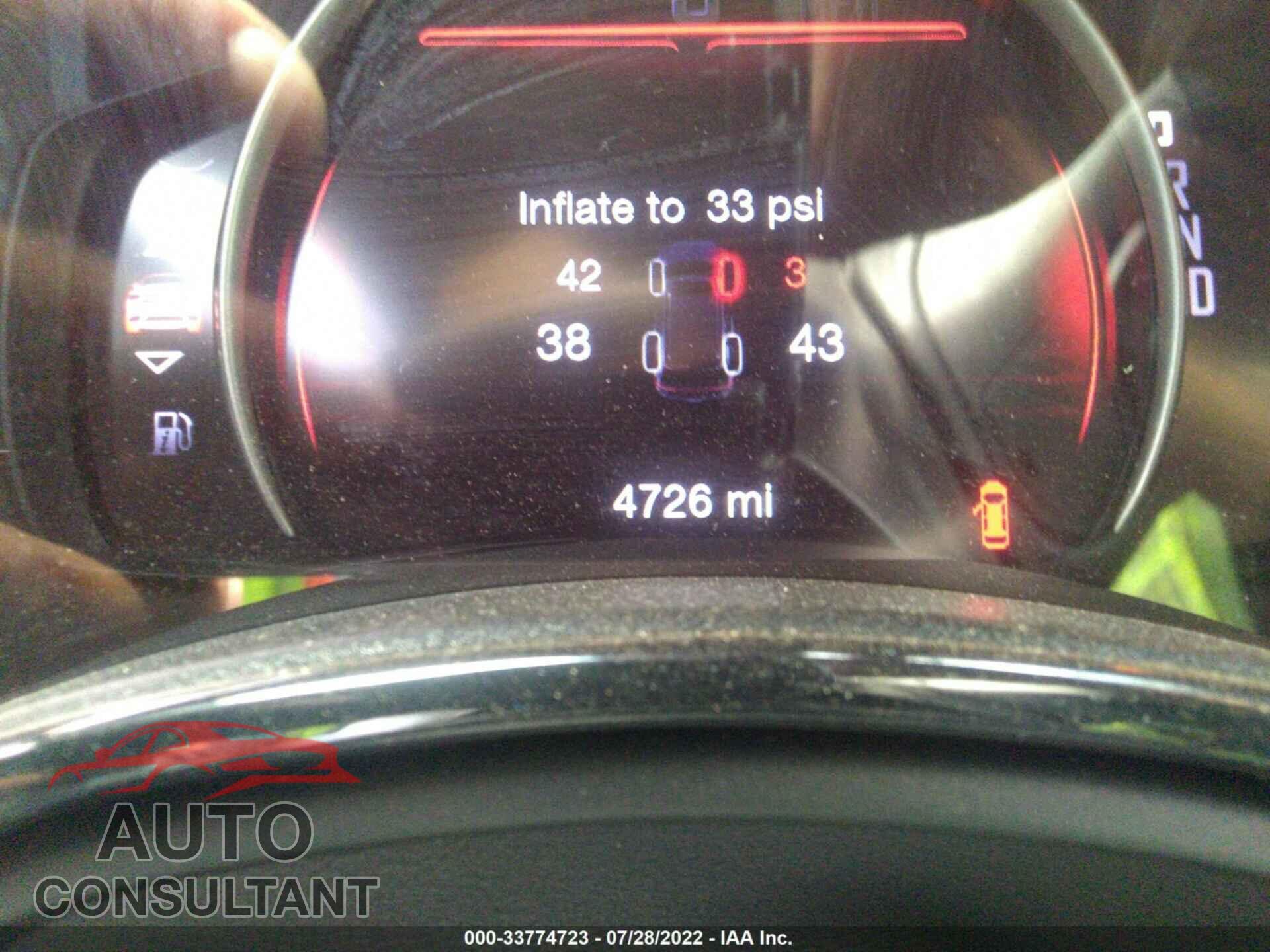 DODGE DURANGO 2022 - 1C4RDJAG4NC129913