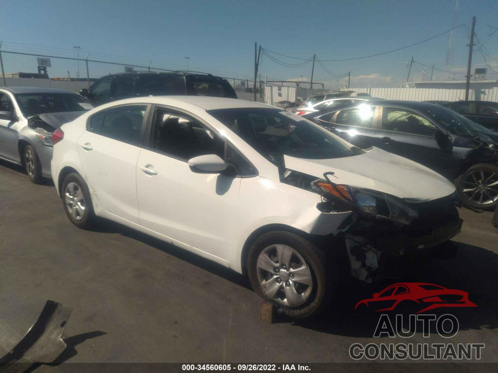 KIA FORTE 2016 - KNAFK4A60G5560710