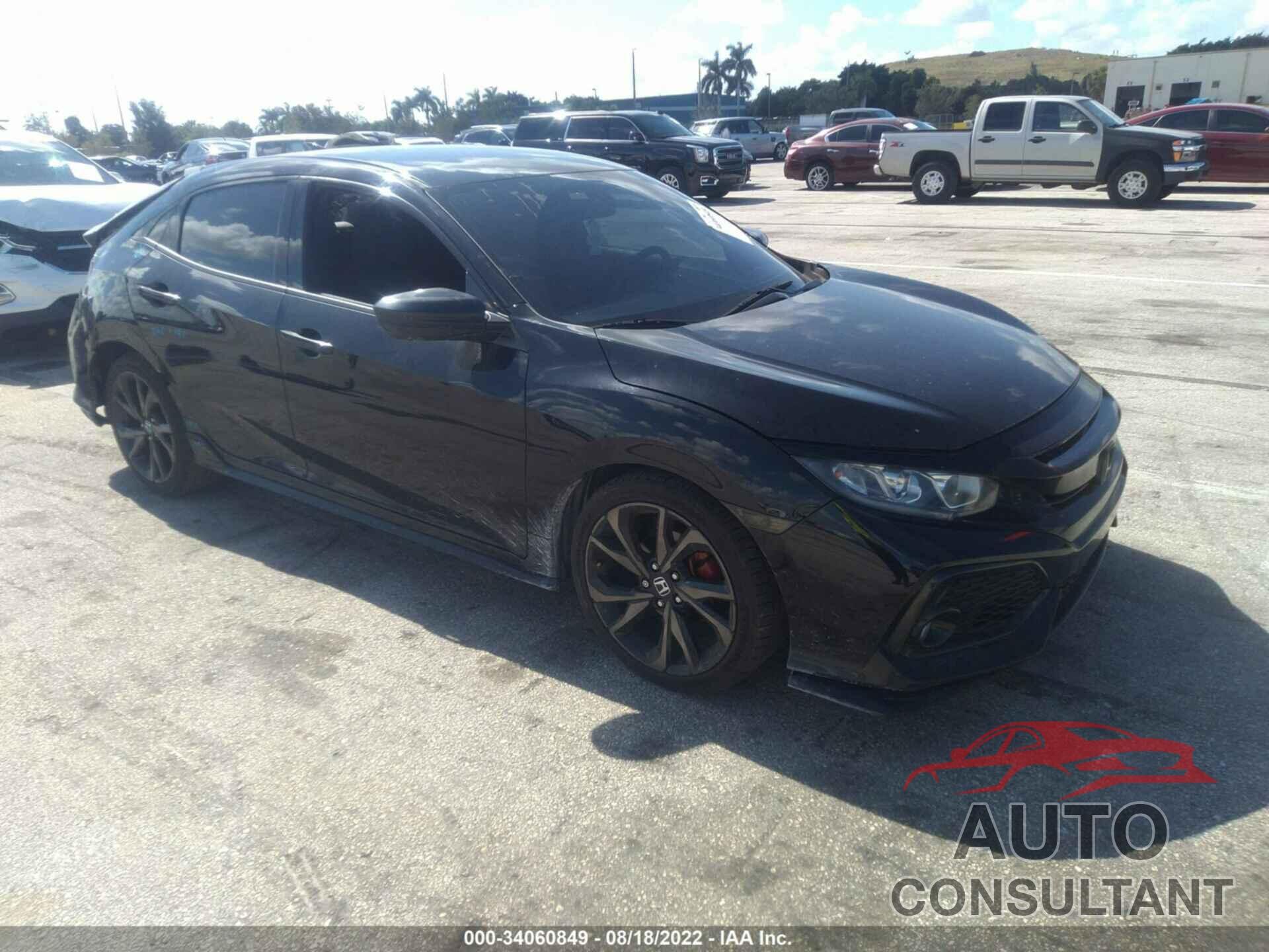 HONDA CIVIC HATCHBACK 2018 - SHHFK7H4XJU219103