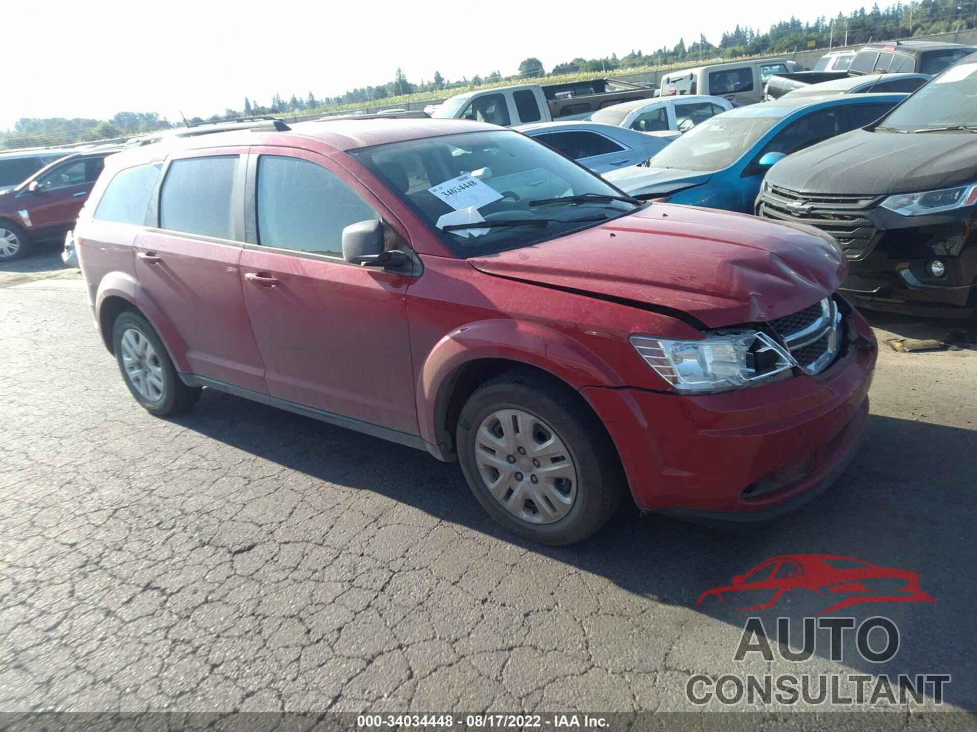 DODGE JOURNEY 2016 - 3C4PDCAB3GT208049