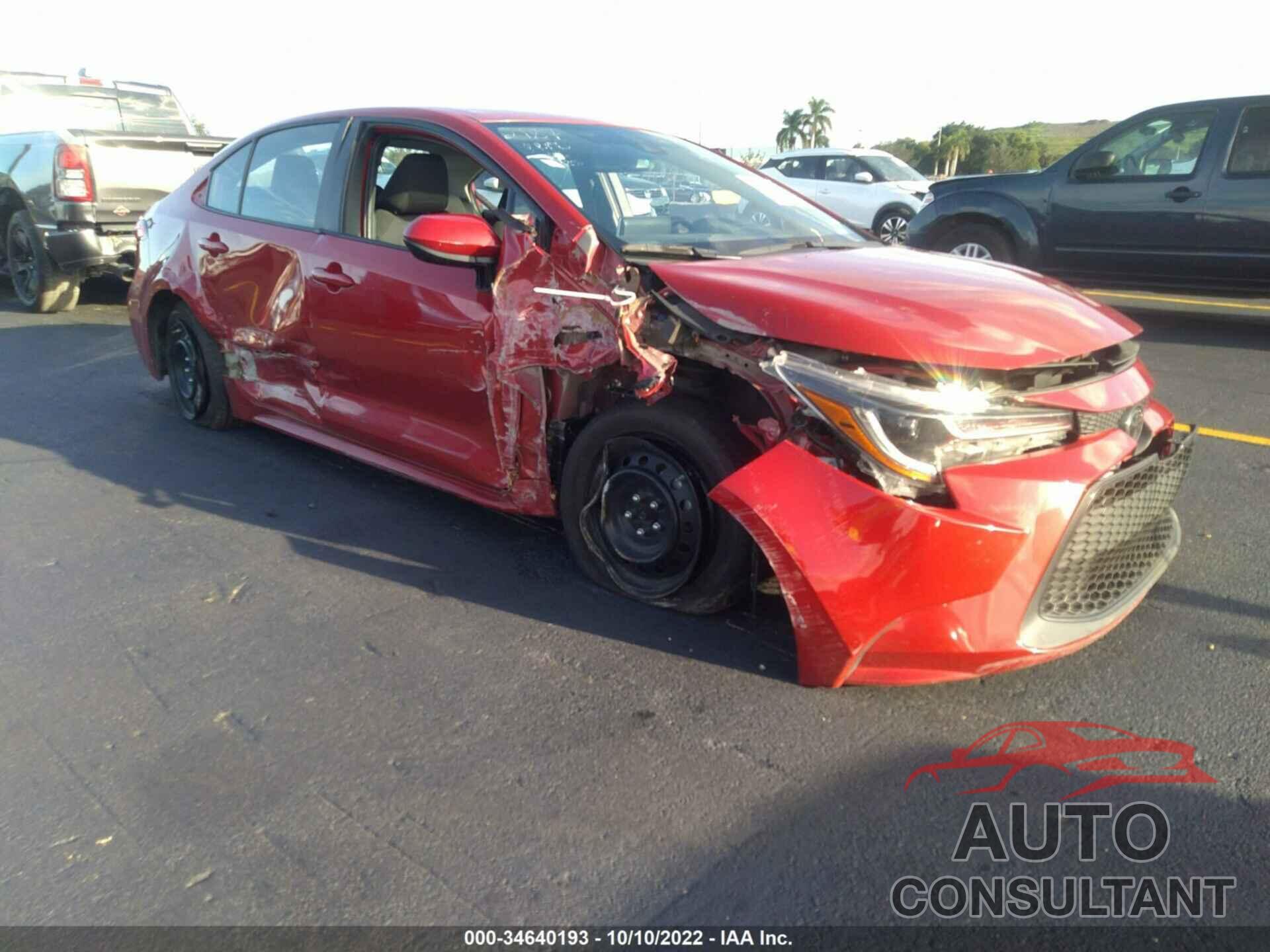 TOYOTA COROLLA 2021 - 5YFEPMAE2MP242187