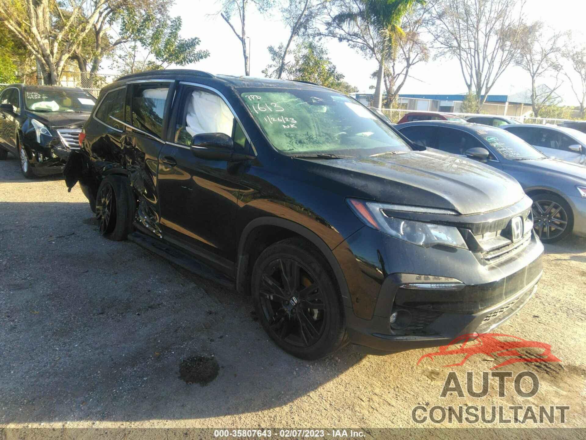 HONDA PILOT 2022 - 5FNYF5H22NB011613