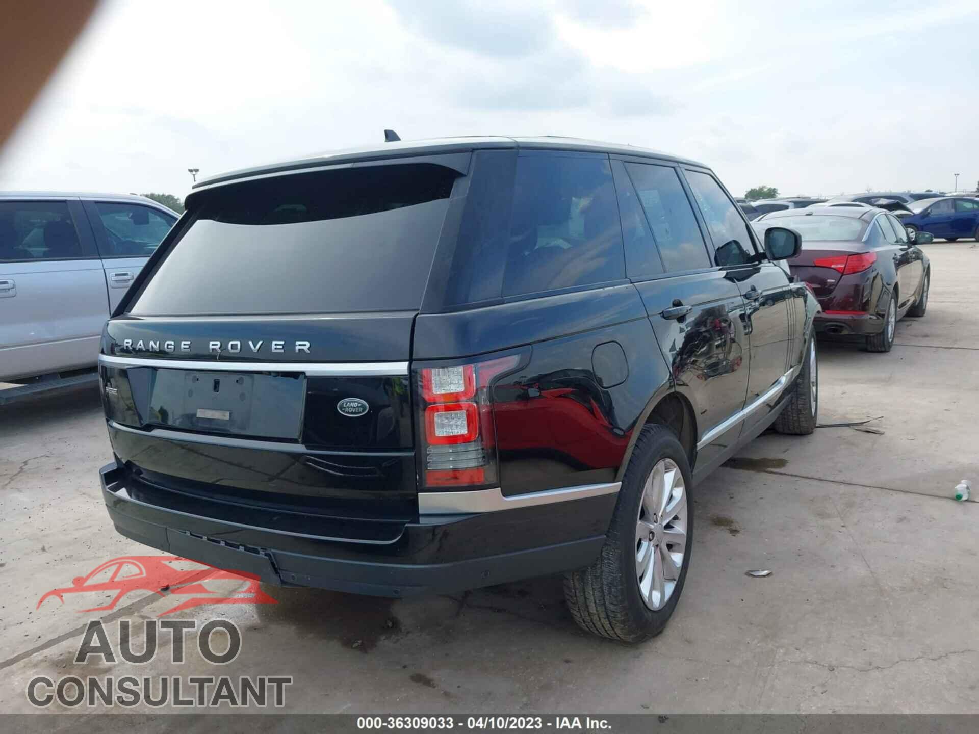LAND ROVER RANGE ROVER 2016 - SALGS2VF1GA266108