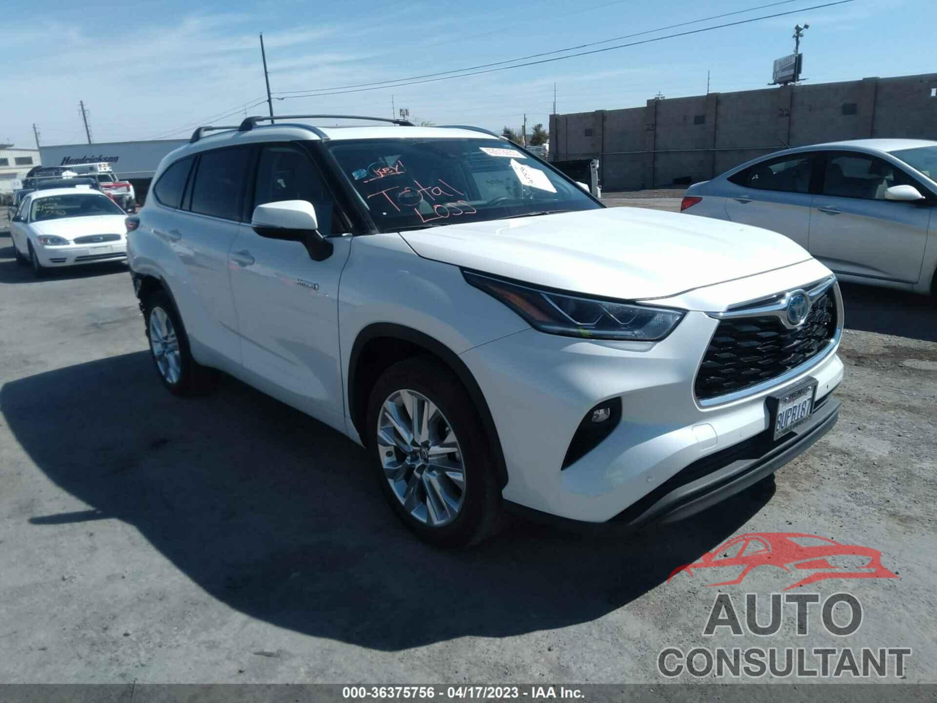 TOYOTA HIGHLANDER 2021 - 5TDYARAH2MS505887