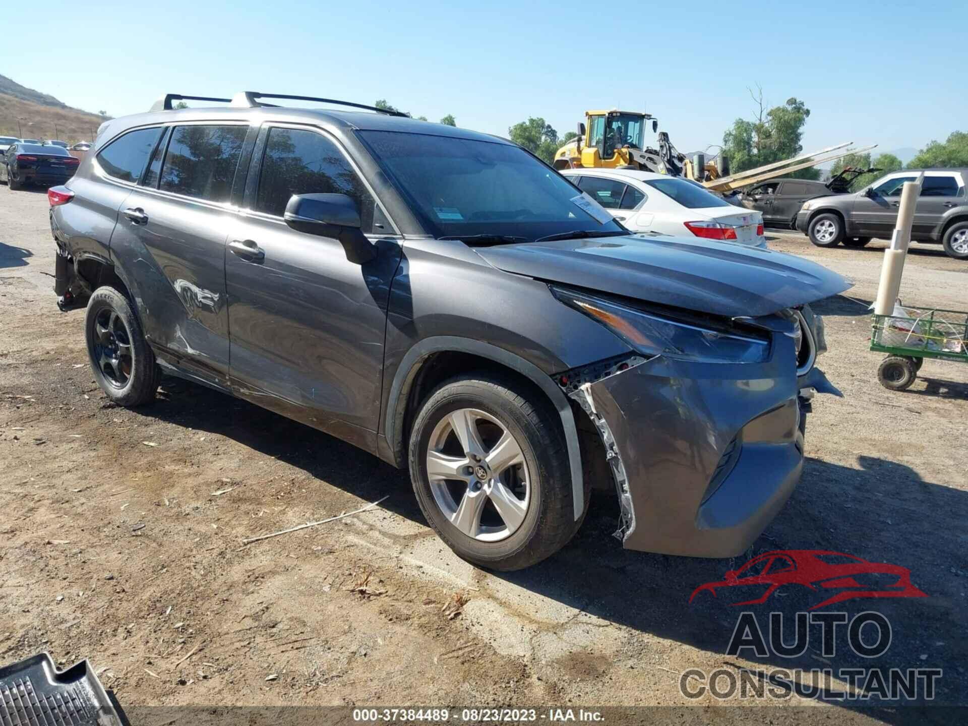 TOYOTA HIGHLANDER 2021 - 5TDCZRAH2MS087320