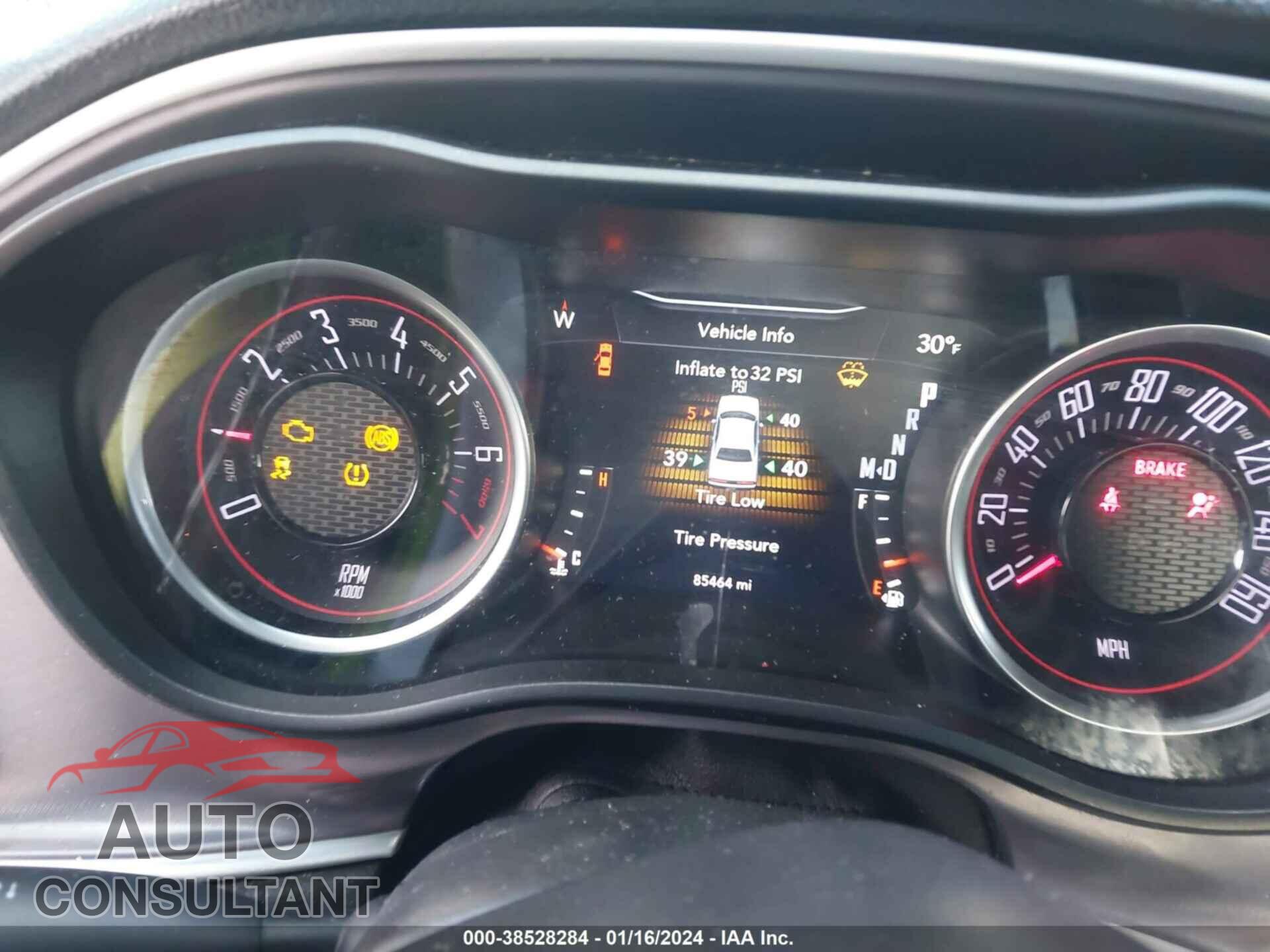 DODGE CHALLENGER 2019 - 2C3CDZAG5KH672446