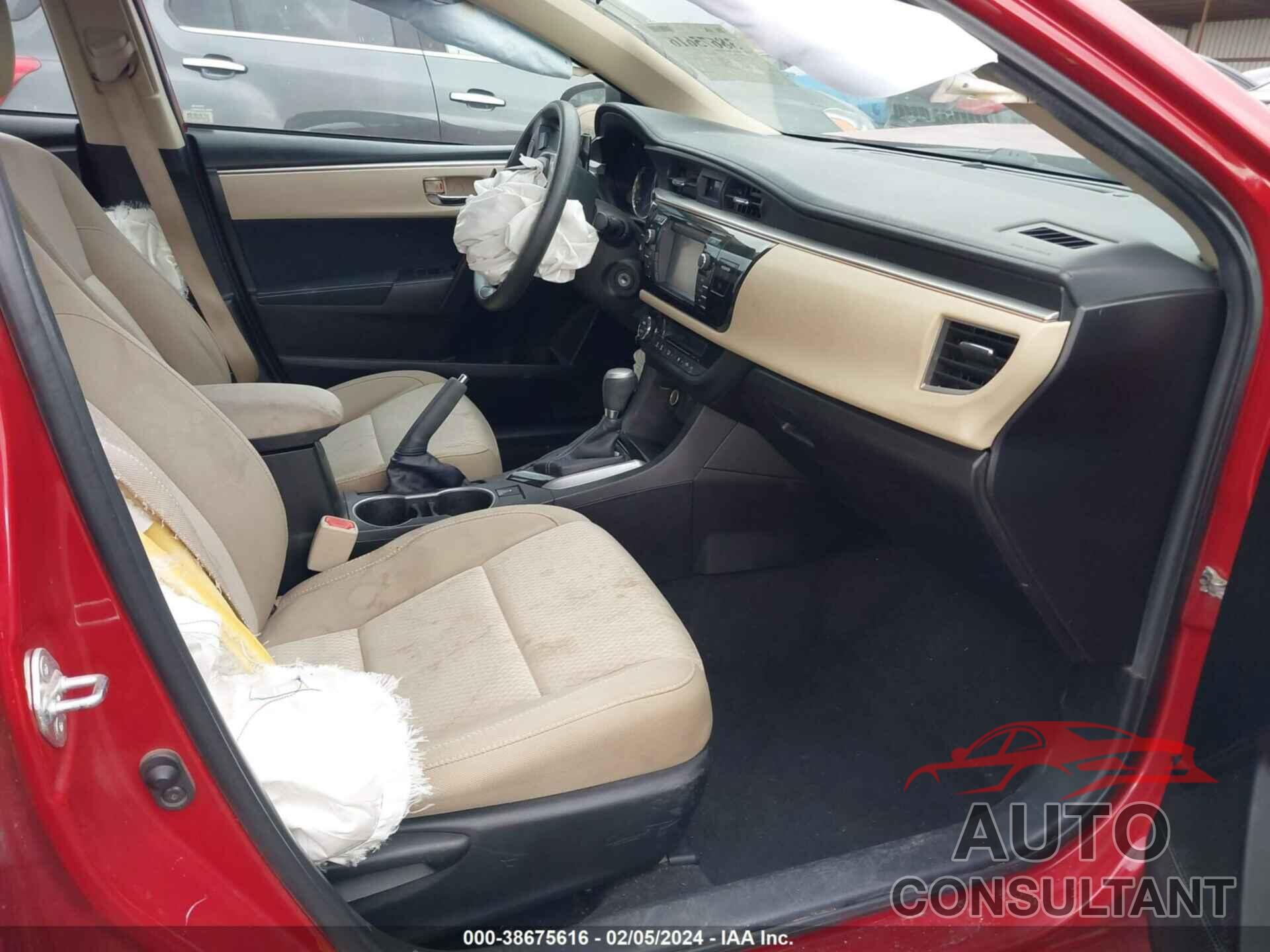 TOYOTA COROLLA 2016 - 5YFBURHE3GP425584