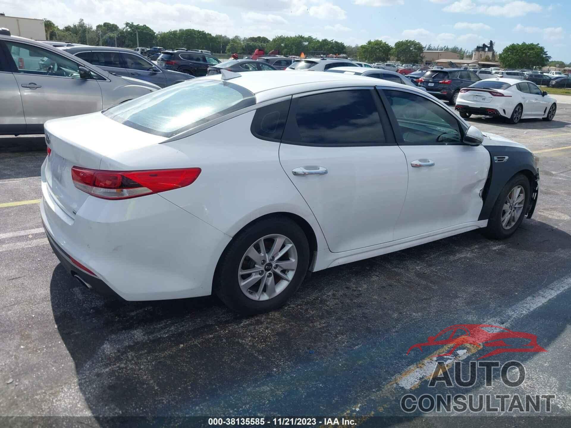 KIA OPTIMA 2018 - 5XXGT4L30JG249062