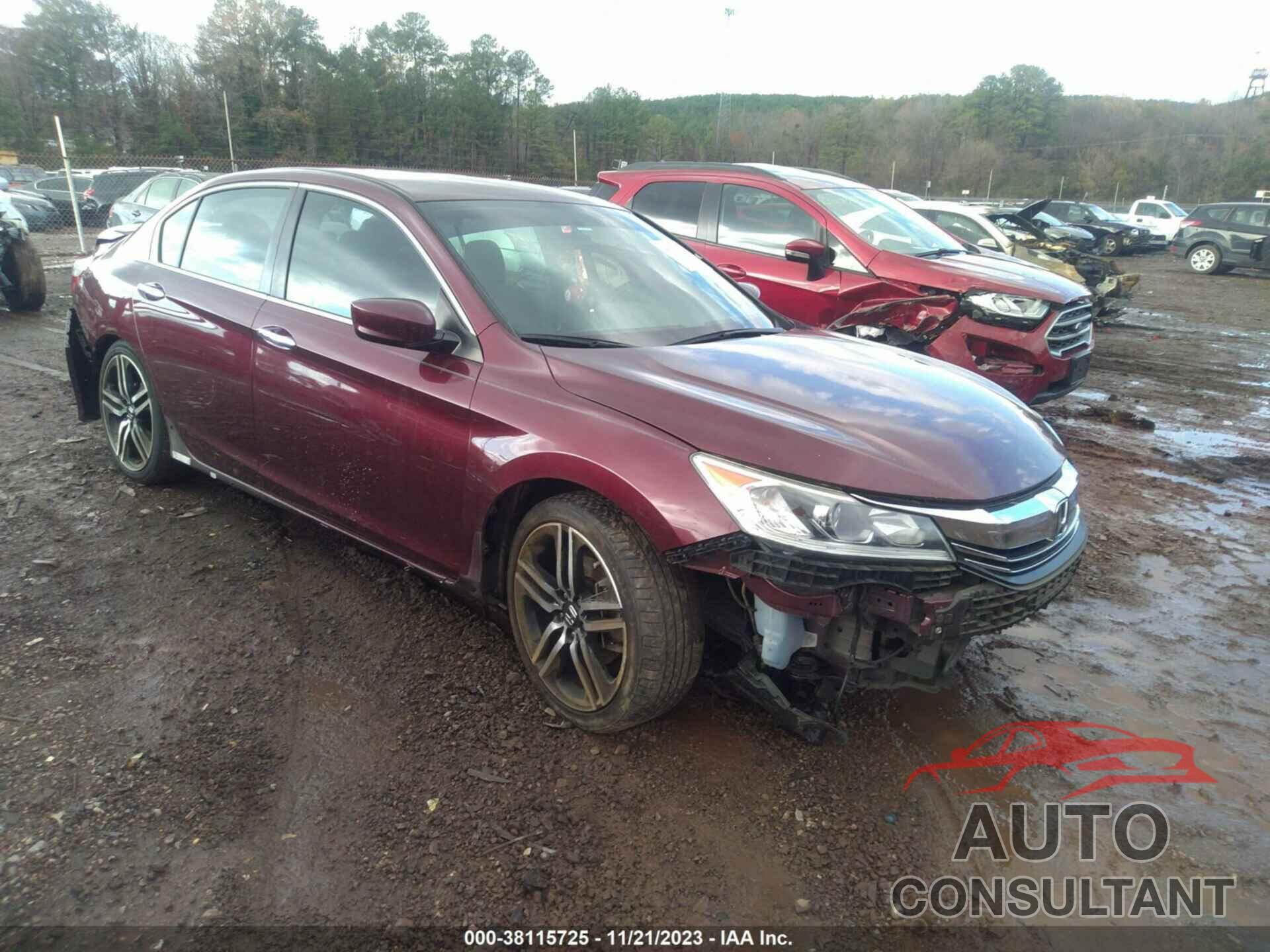 HONDA ACCORD 2016 - 1HGCR2F51GA077399