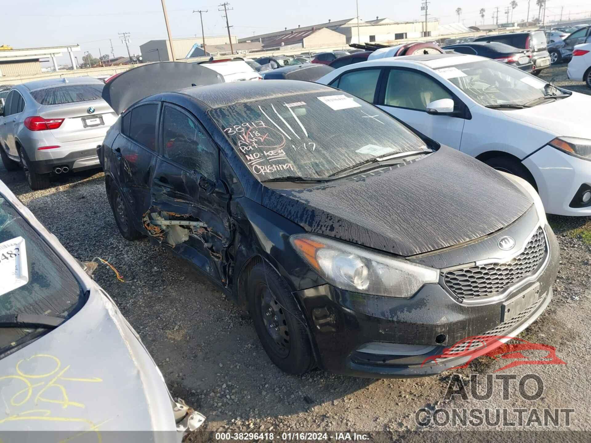 KIA FORTE 2016 - KNAFK4A68G5449547