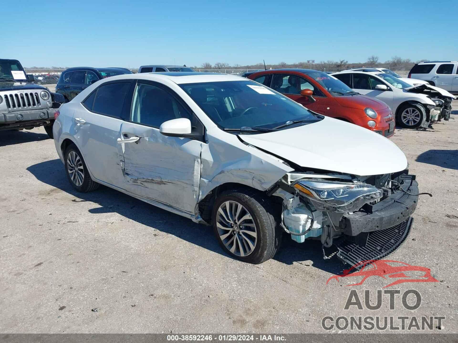 TOYOTA COROLLA 2019 - 5YFBURHE5KP882695
