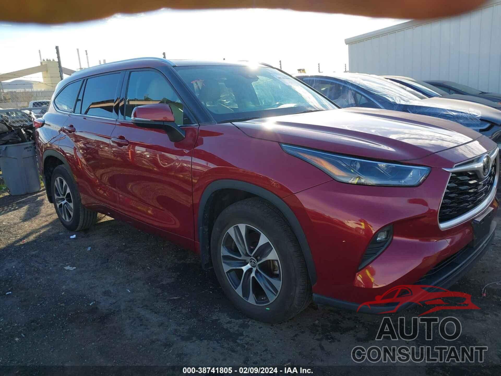 TOYOTA HIGHLANDER 2021 - 5TDHZRBH1MS088463