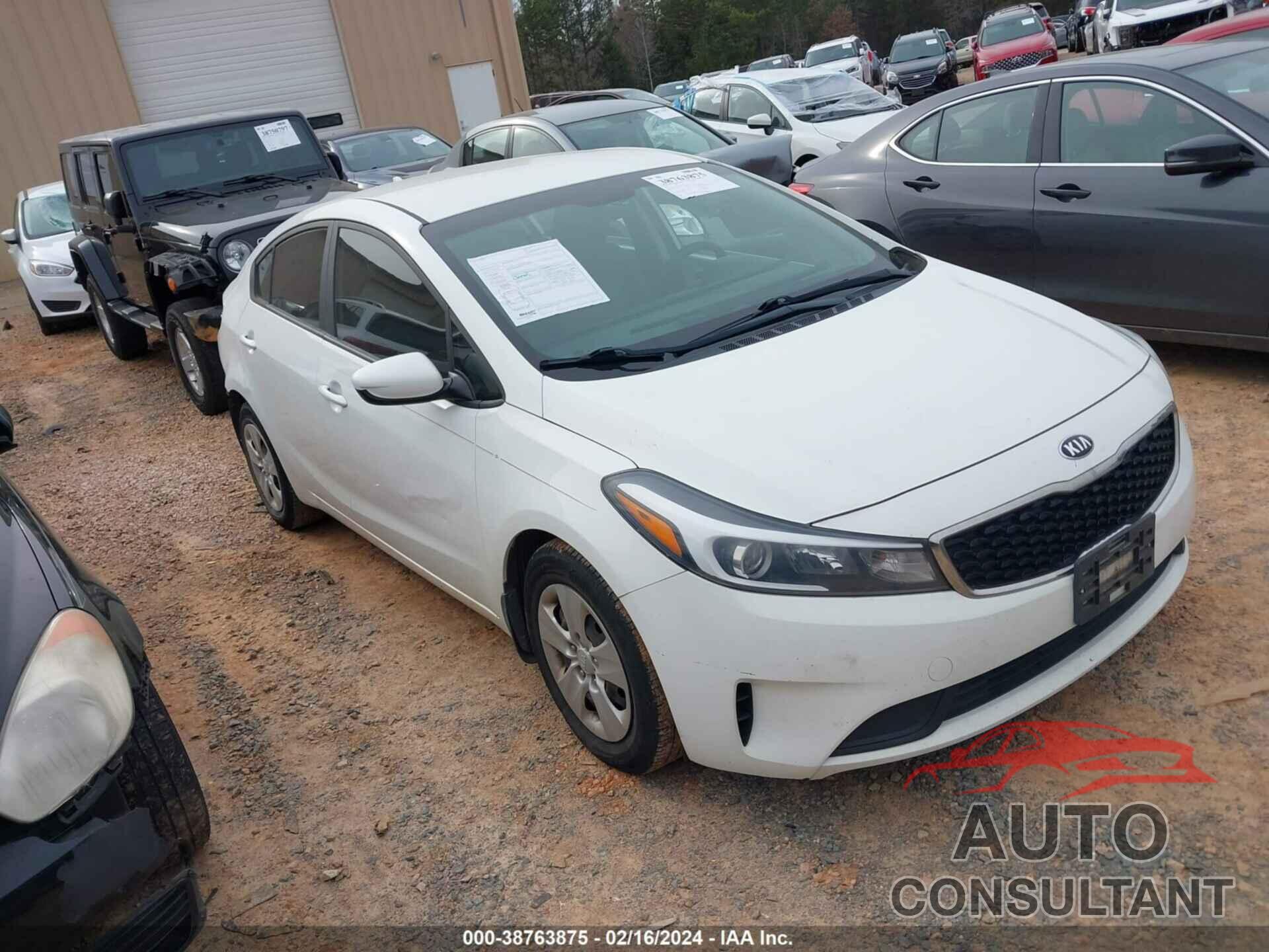 KIA FORTE 2017 - 3KPFK4A73HE060087