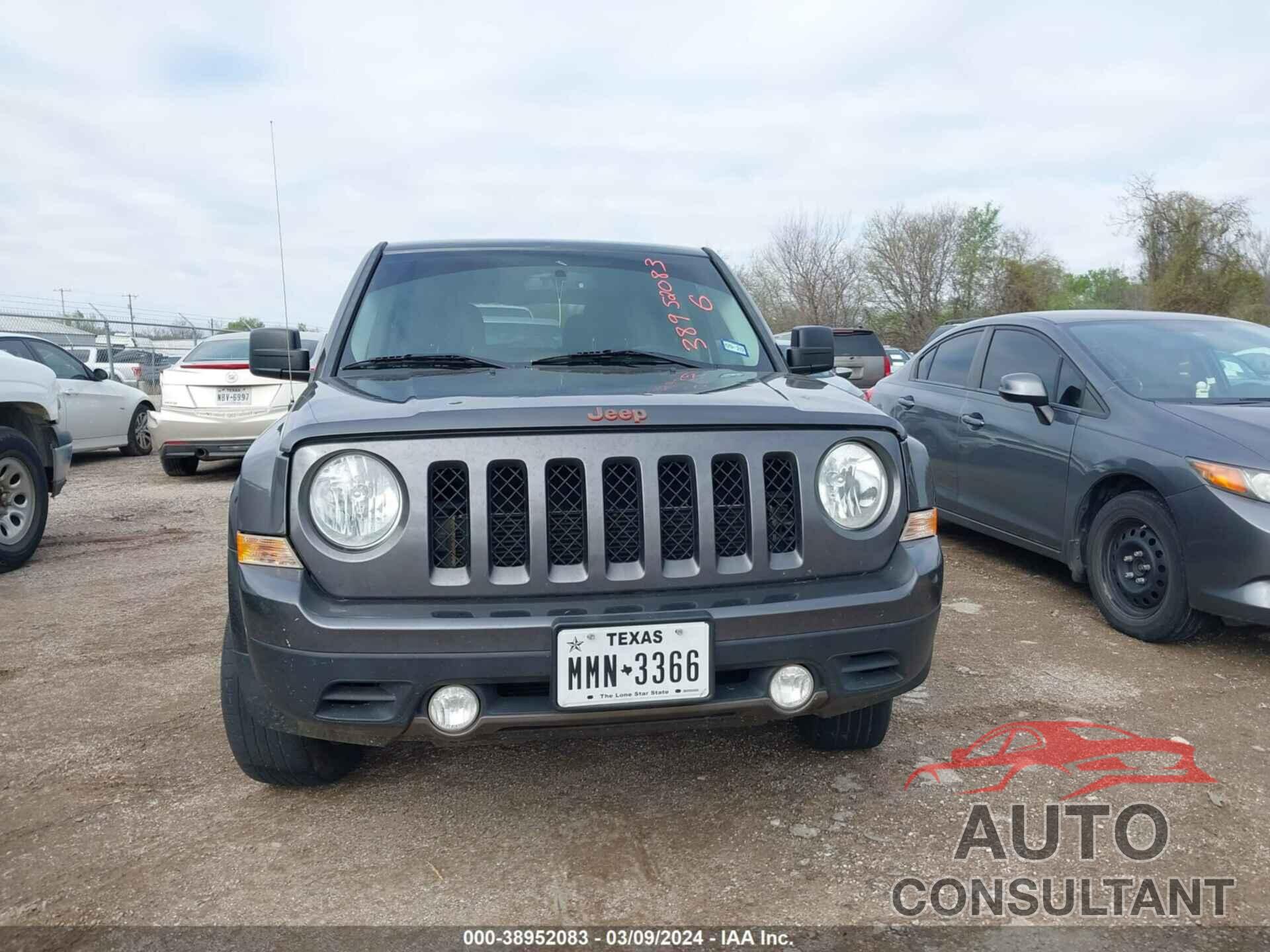 JEEP PATRIOT 2017 - 1C4NJPBB7HD119694