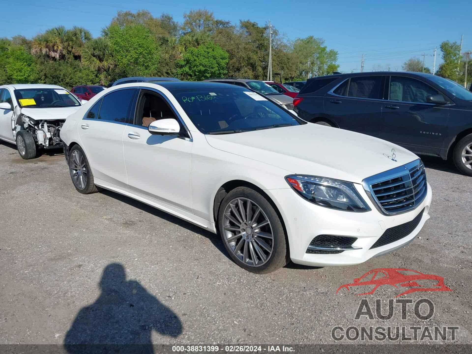 MERCEDES-BENZ S 550 2016 - WDDUG8CBXGA250445