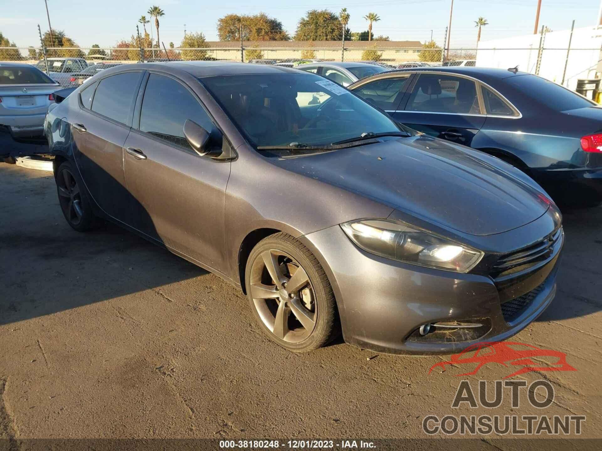 DODGE DART 2015 - 1C3CDFEB9FD102238