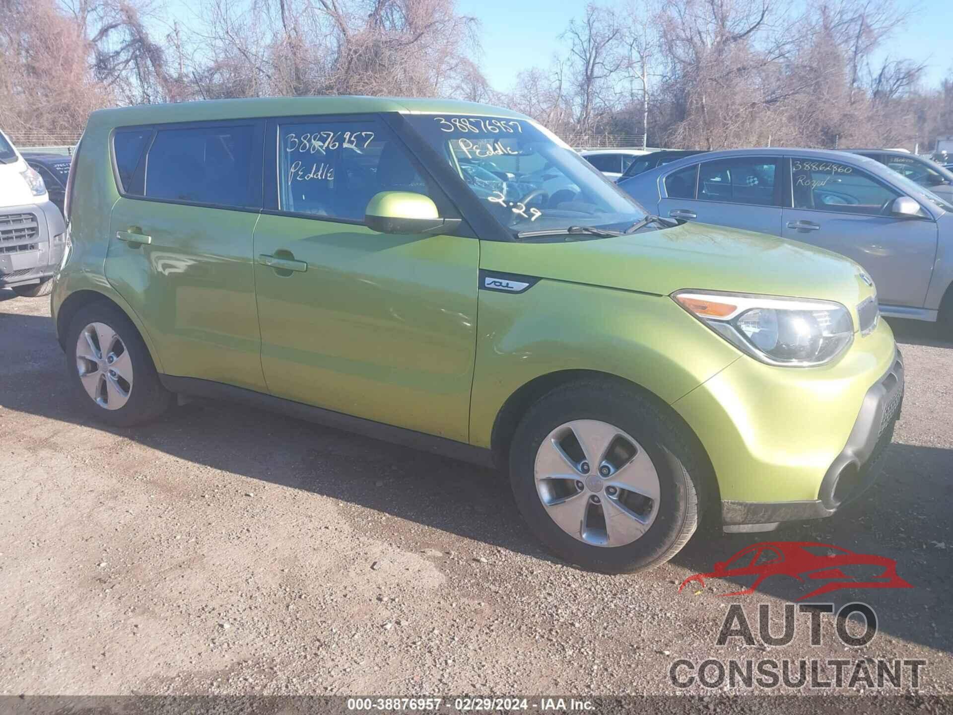 KIA SOUL 2016 - KNDJN2A20G7821814