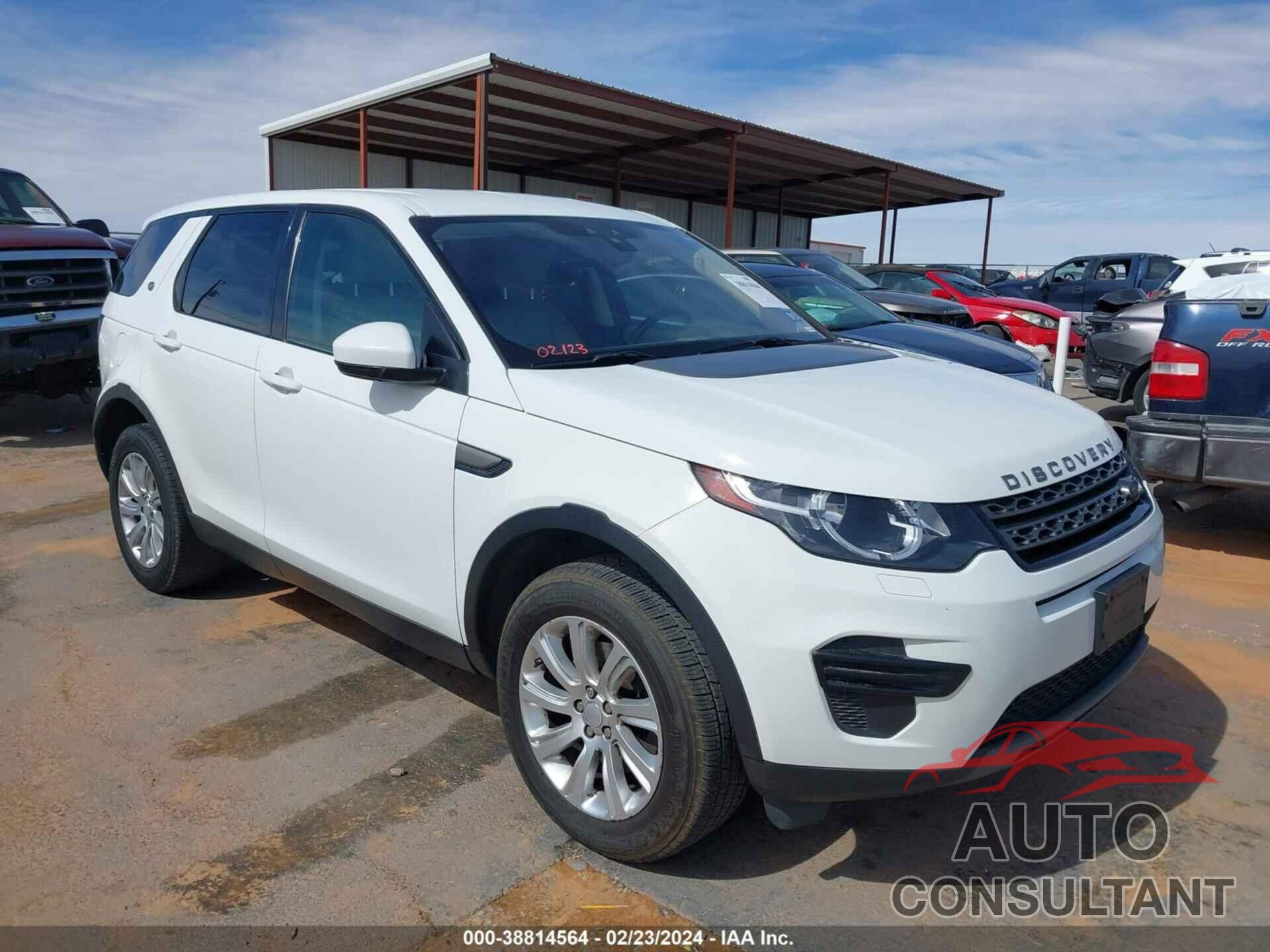 LAND ROVER DISCOVERY SPORT 2018 - SALCP2RX5JH729059