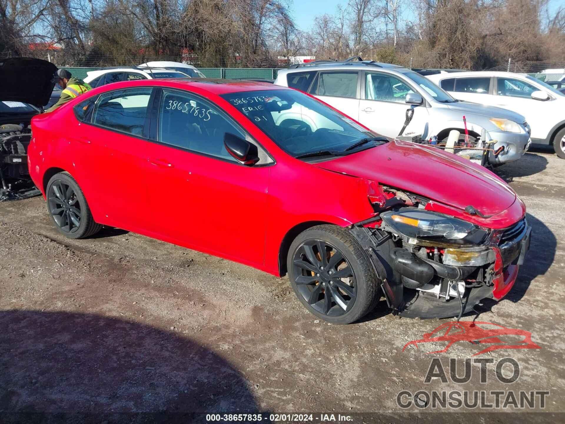 DODGE DART 2016 - 1C3CDFFA1GD820633