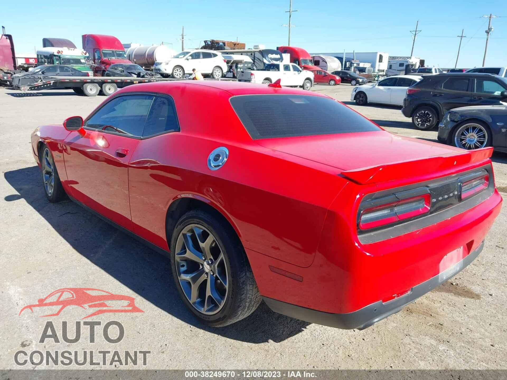 DODGE CHALLENGER 2016 - 2C3CDZBT8GH201684