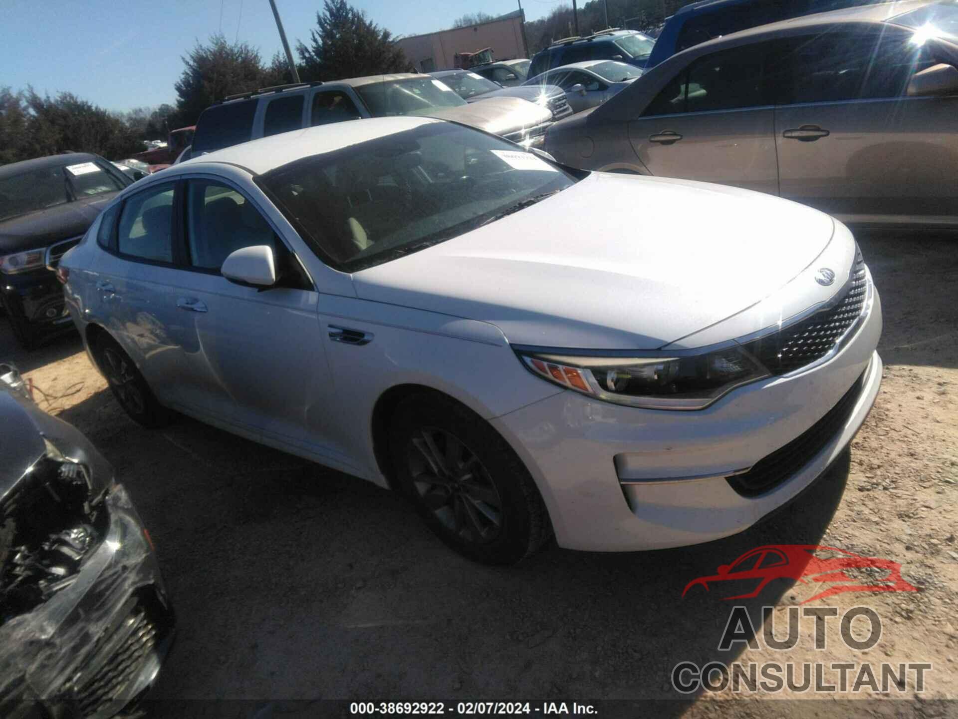 KIA OPTIMA 2016 - 5XXGT4L1XGG063276