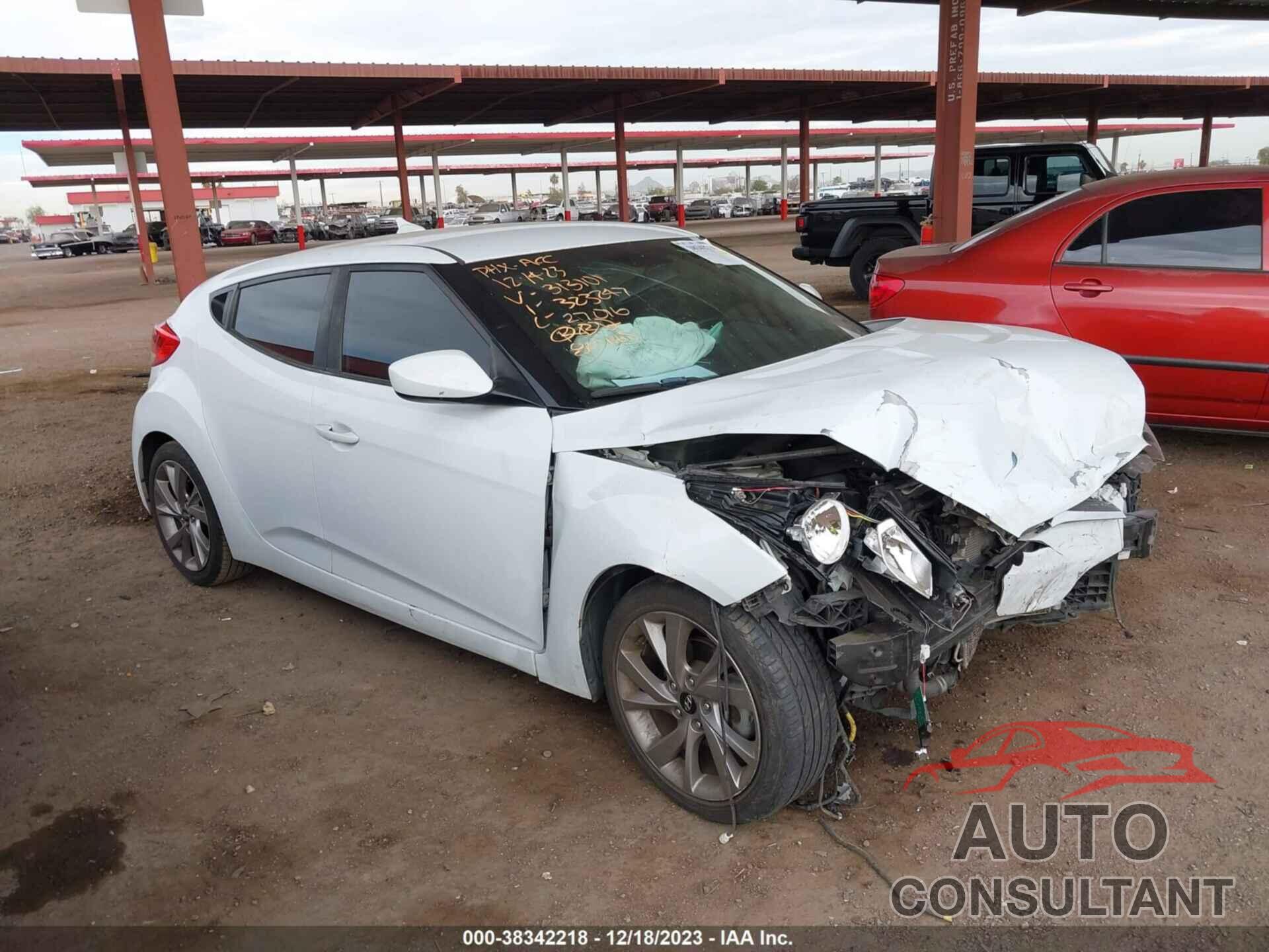 HYUNDAI VELOSTER 2017 - KMHTC6AD1HU313101