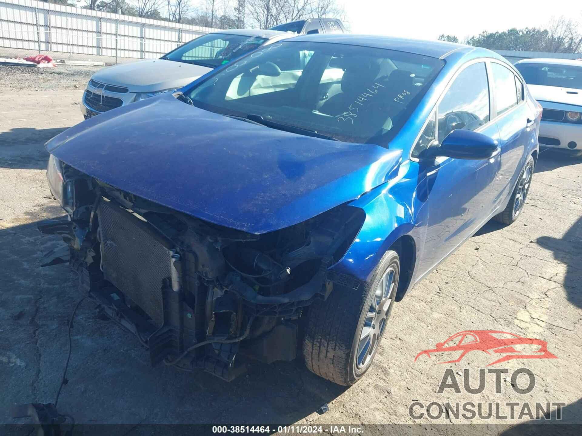 KIA FORTE 2017 - 3KPFL4A72HE018085