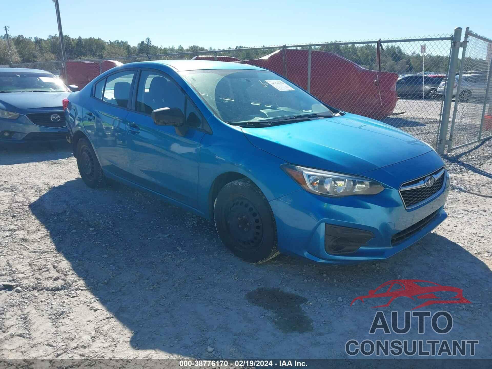 SUBARU IMPREZA 2019 - 4S3GKAA6XK3608708