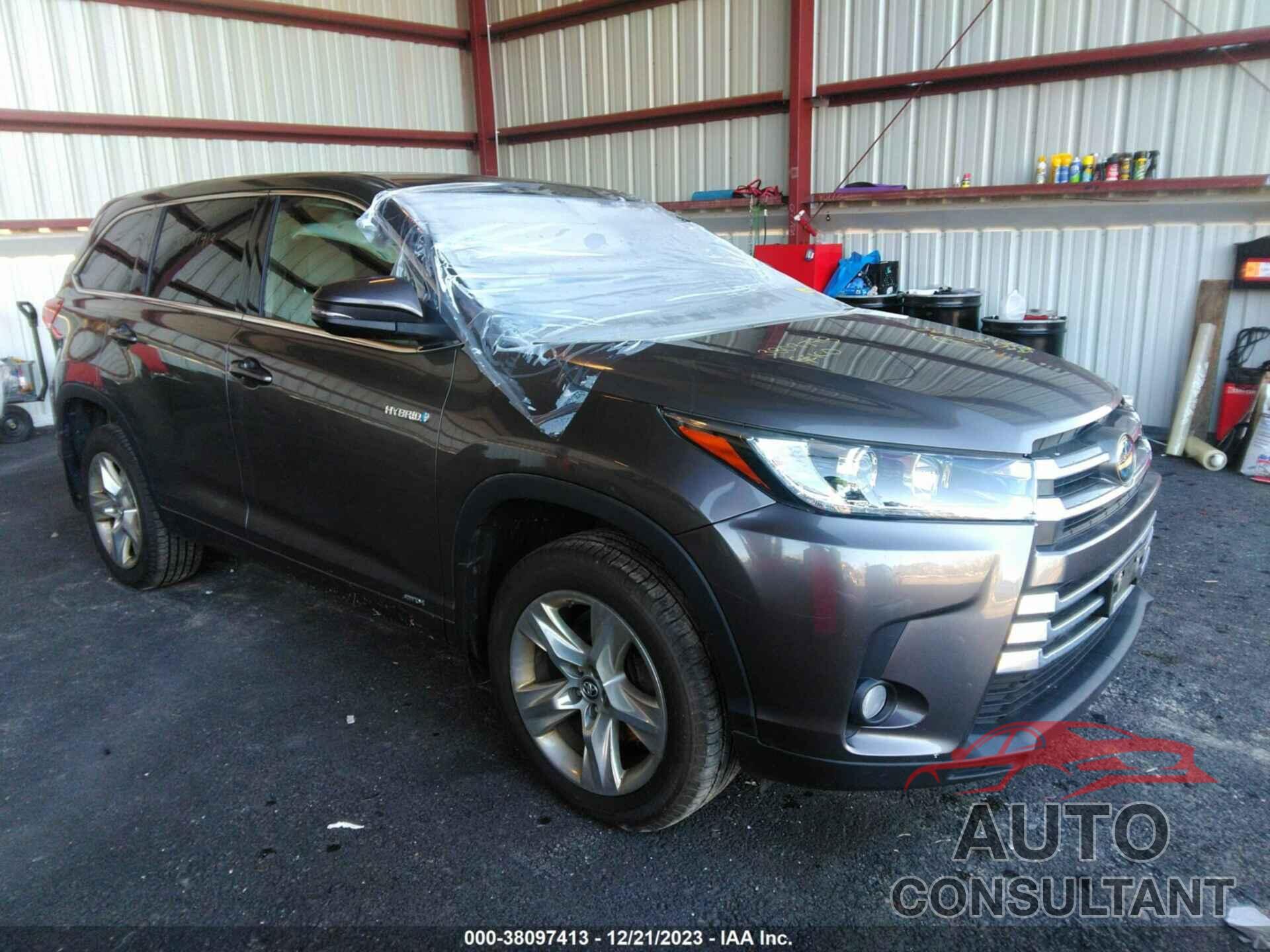 TOYOTA HIGHLANDER HYBRID 2018 - 5TDDGRFH7JS047877