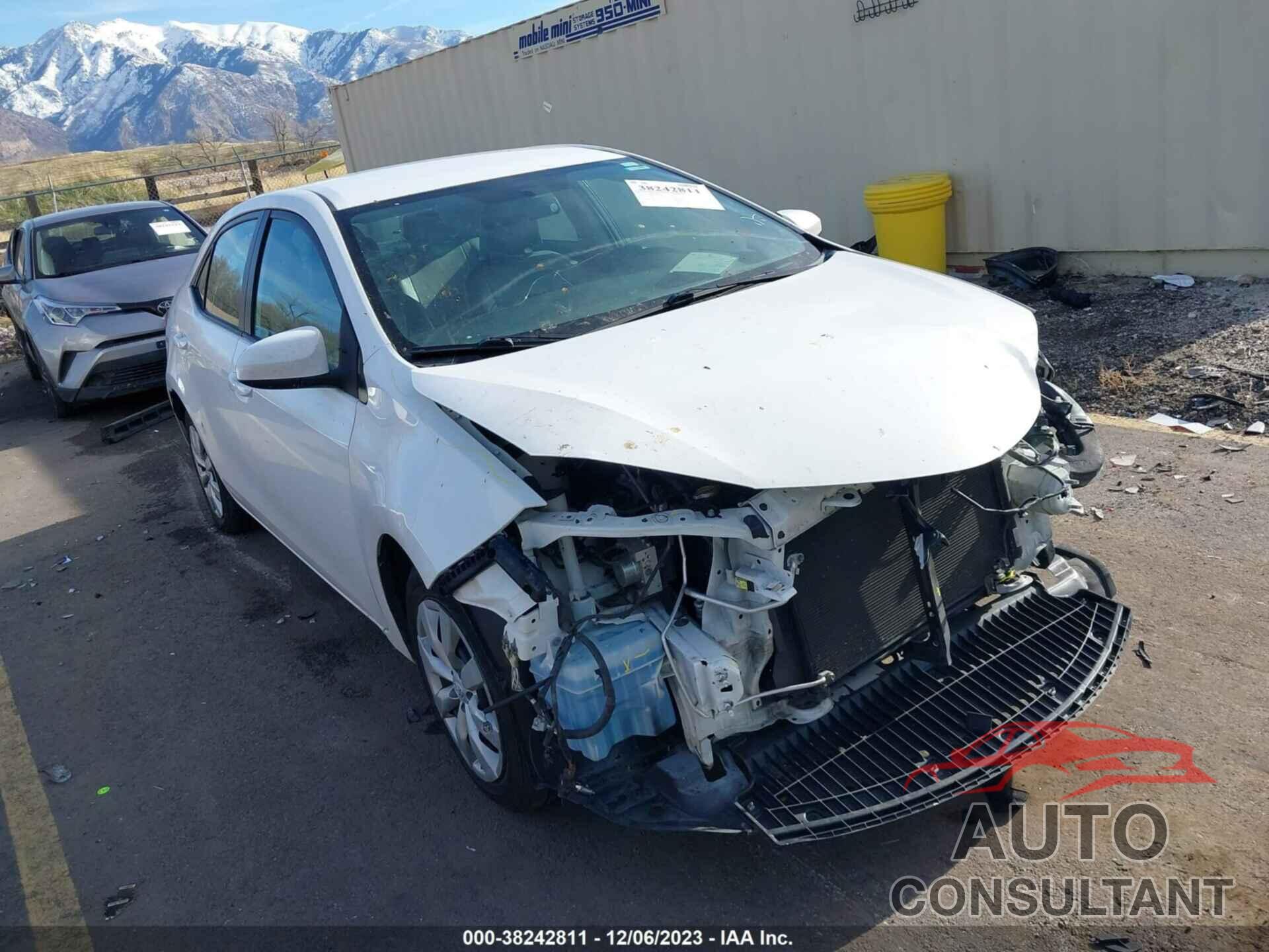 TOYOTA COROLLA 2016 - 2T1BURHEXGC668101