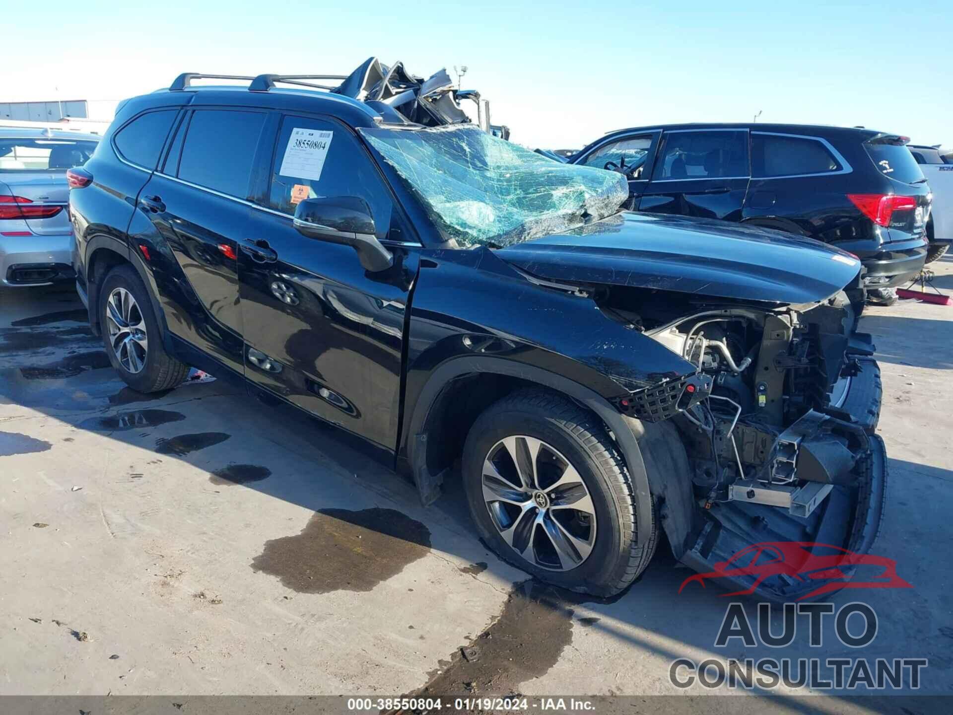 TOYOTA HIGHLANDER 2021 - 5TDGZRAH2MS538182