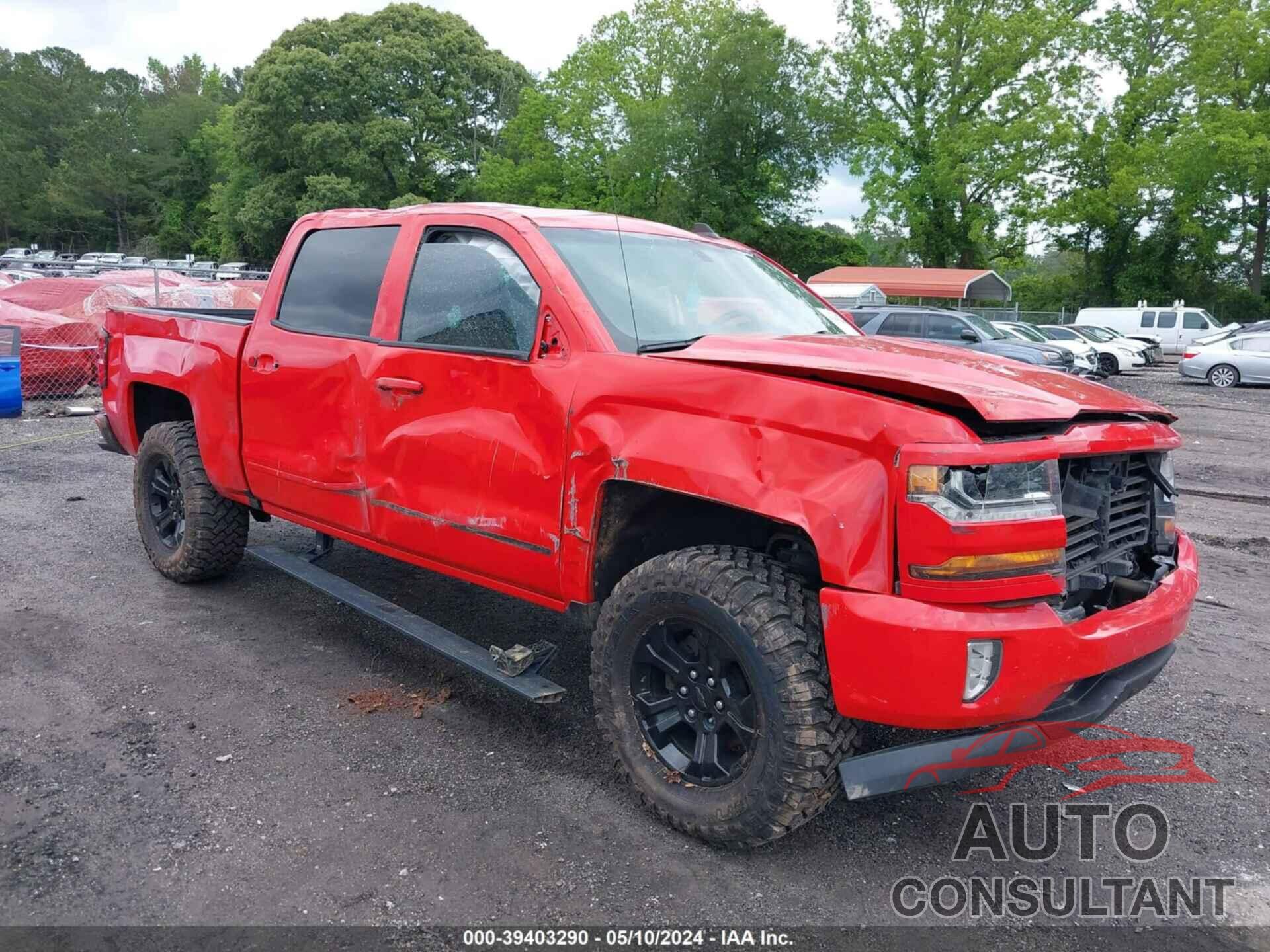 CHEVROLET SILVERADO 1500 2017 - 3GCUKREC2HG399522