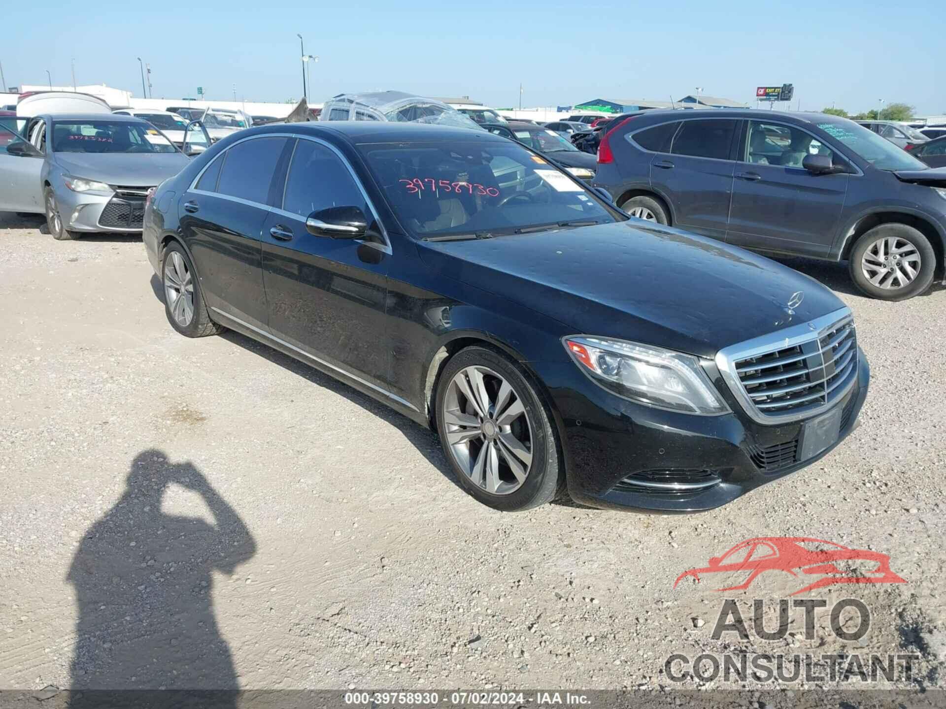 MERCEDES-BENZ S 550 2016 - WDDUG8CB7GA257143