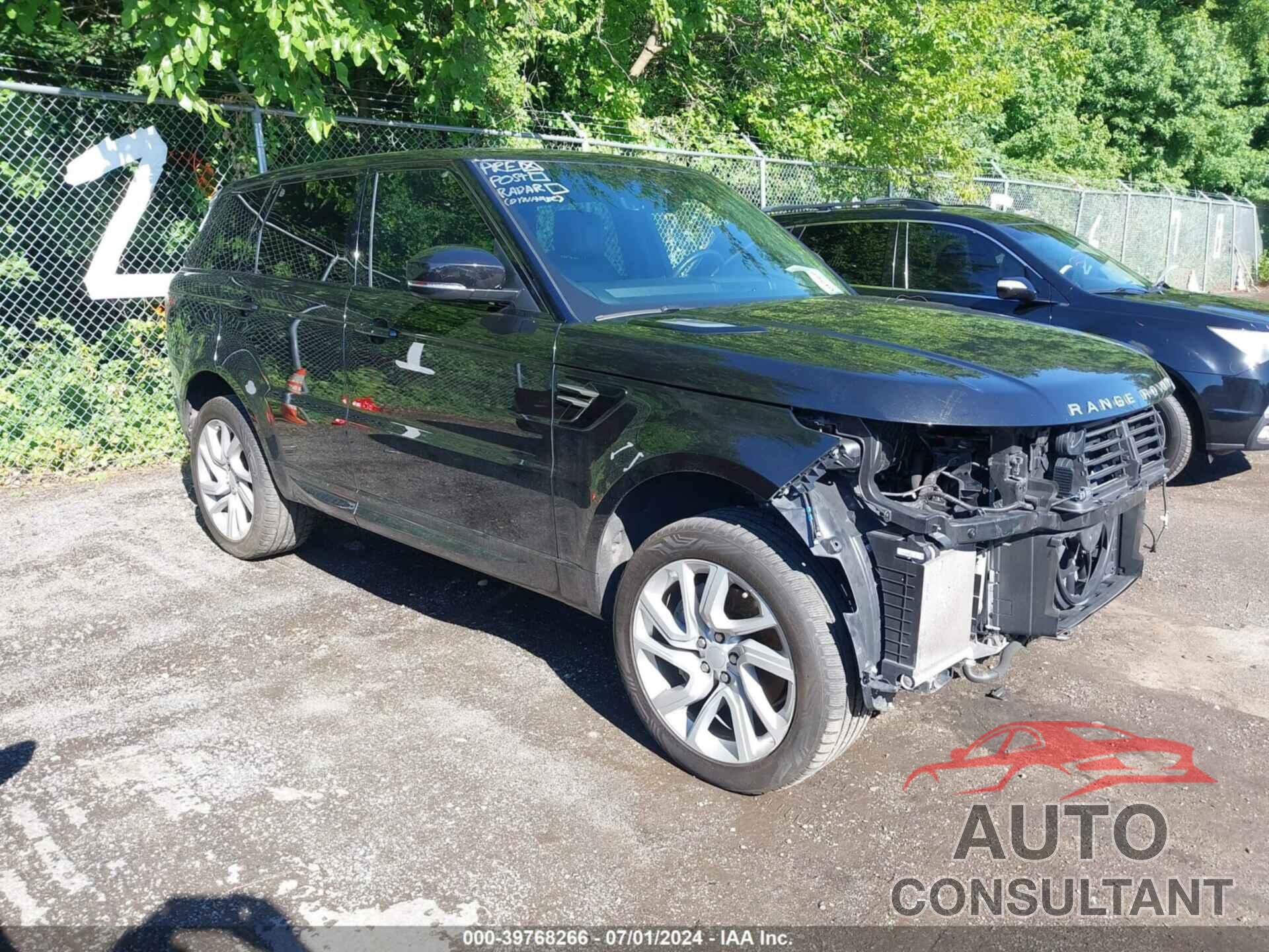 LAND ROVER RANGE ROVER SPORT 2018 - SALWR2RV1JA805892