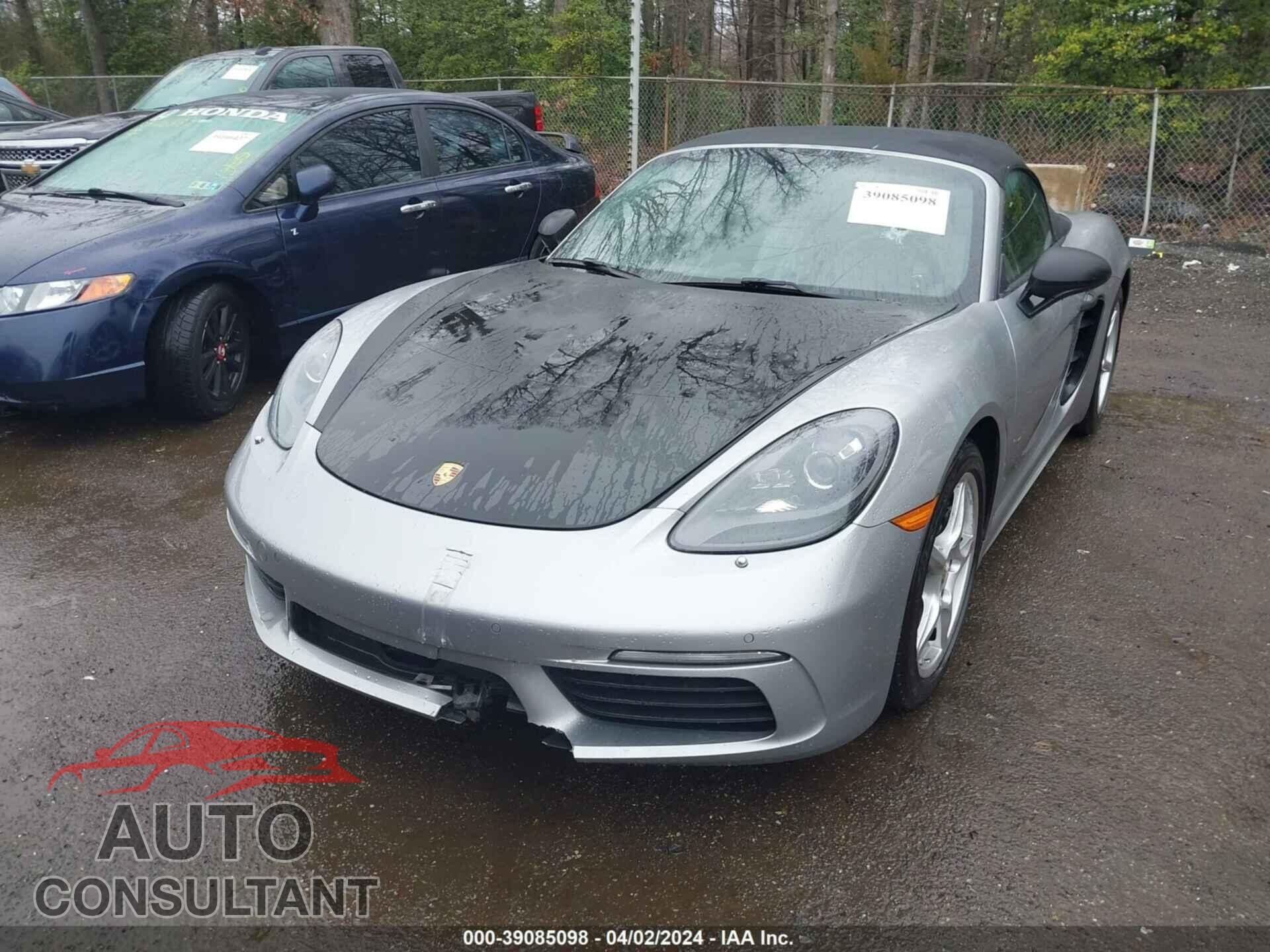 PORSCHE 718 BOXSTER 2018 - WP0CA2A87JS211129