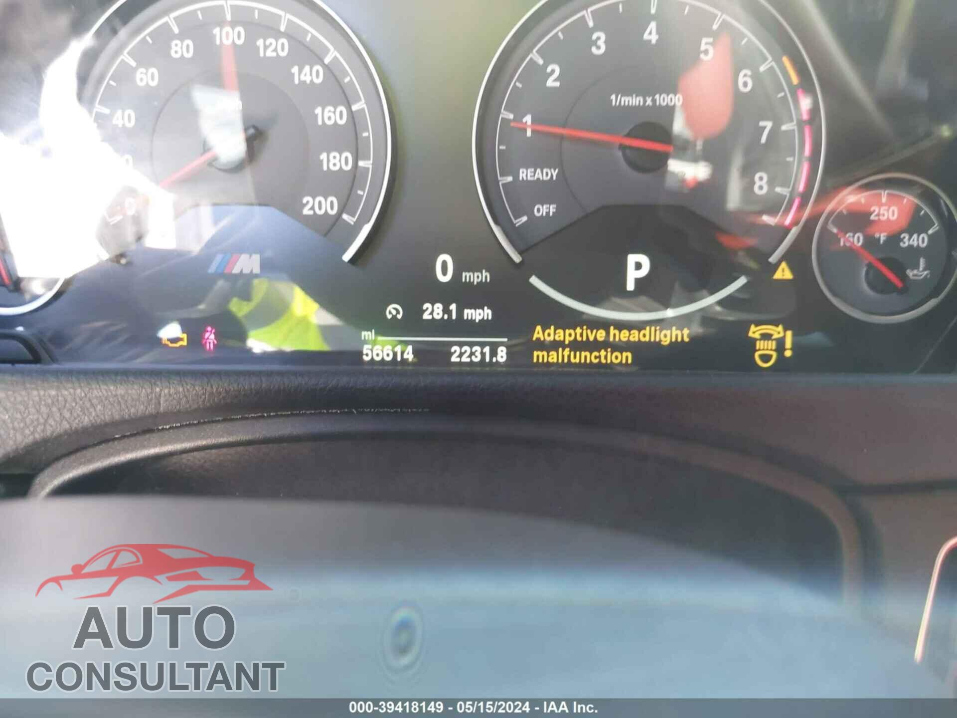 BMW M3 2016 - WBS8M9C55G5D31412