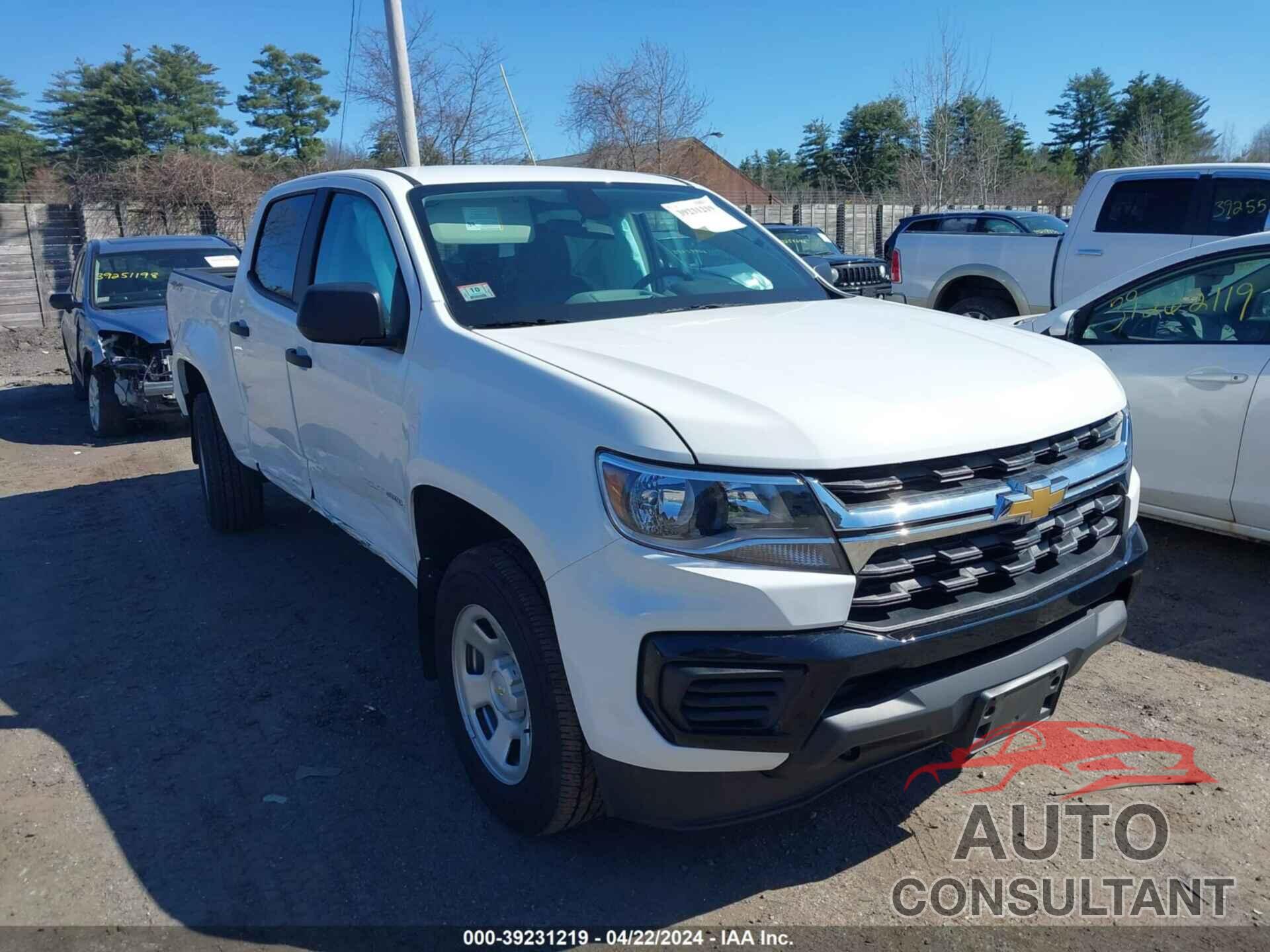 CHEVROLET COLORADO 2022 - 1GCGTBEN3N1280259