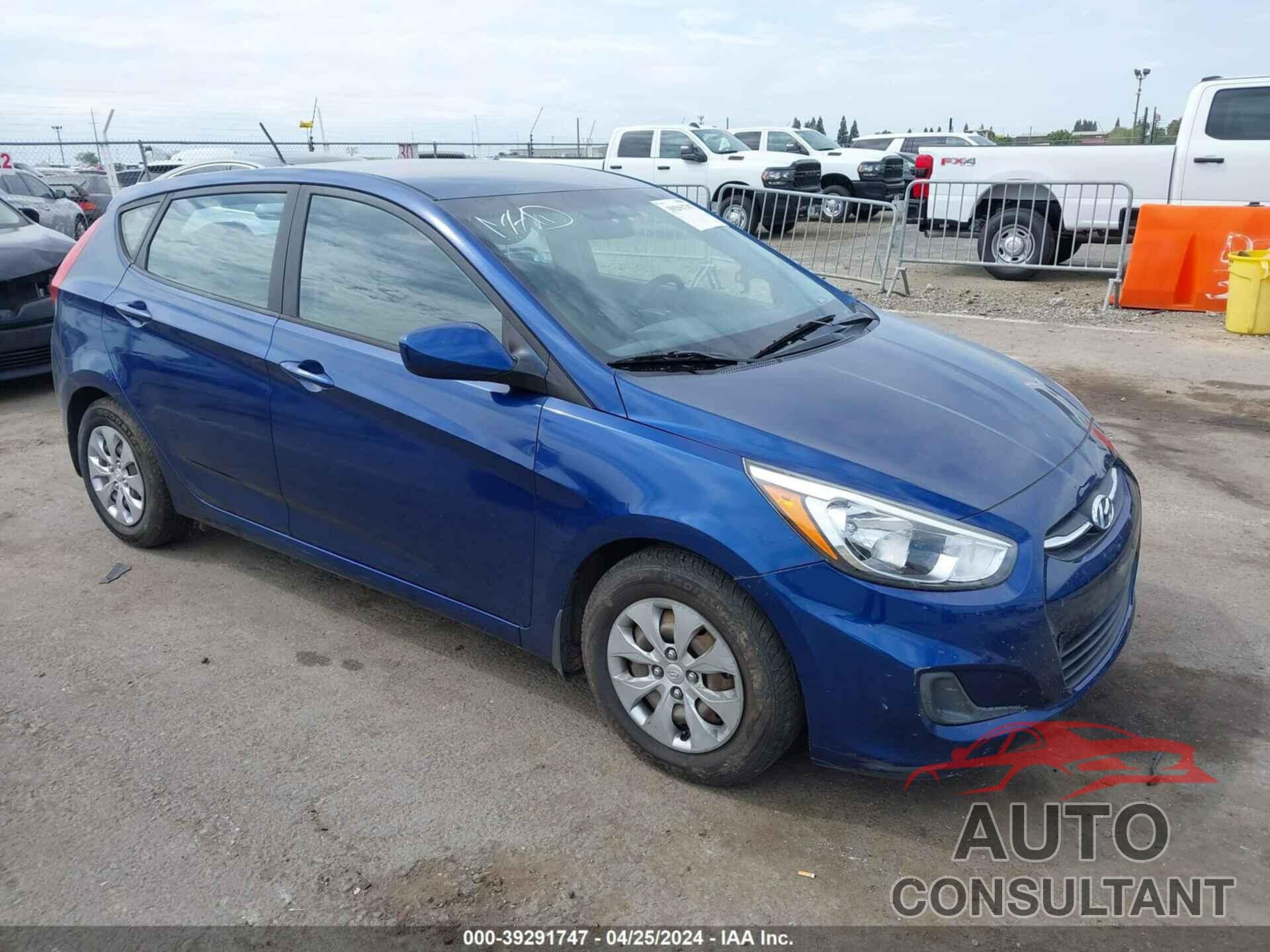 HYUNDAI ACCENT 2016 - KMHCT5AE0GU244080