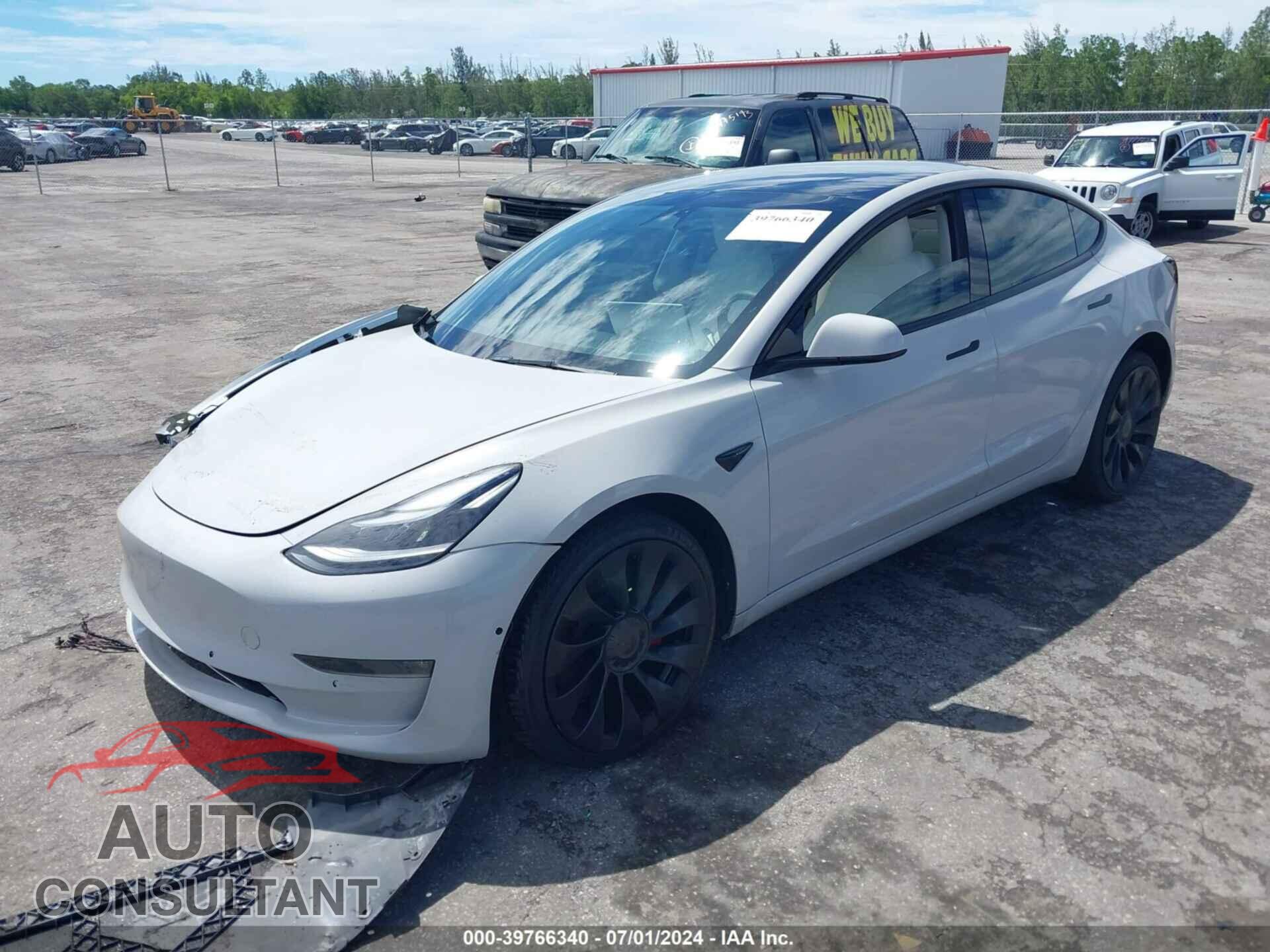 TESLA MODEL 3 2022 - 5YJ3E1EC6NF361619
