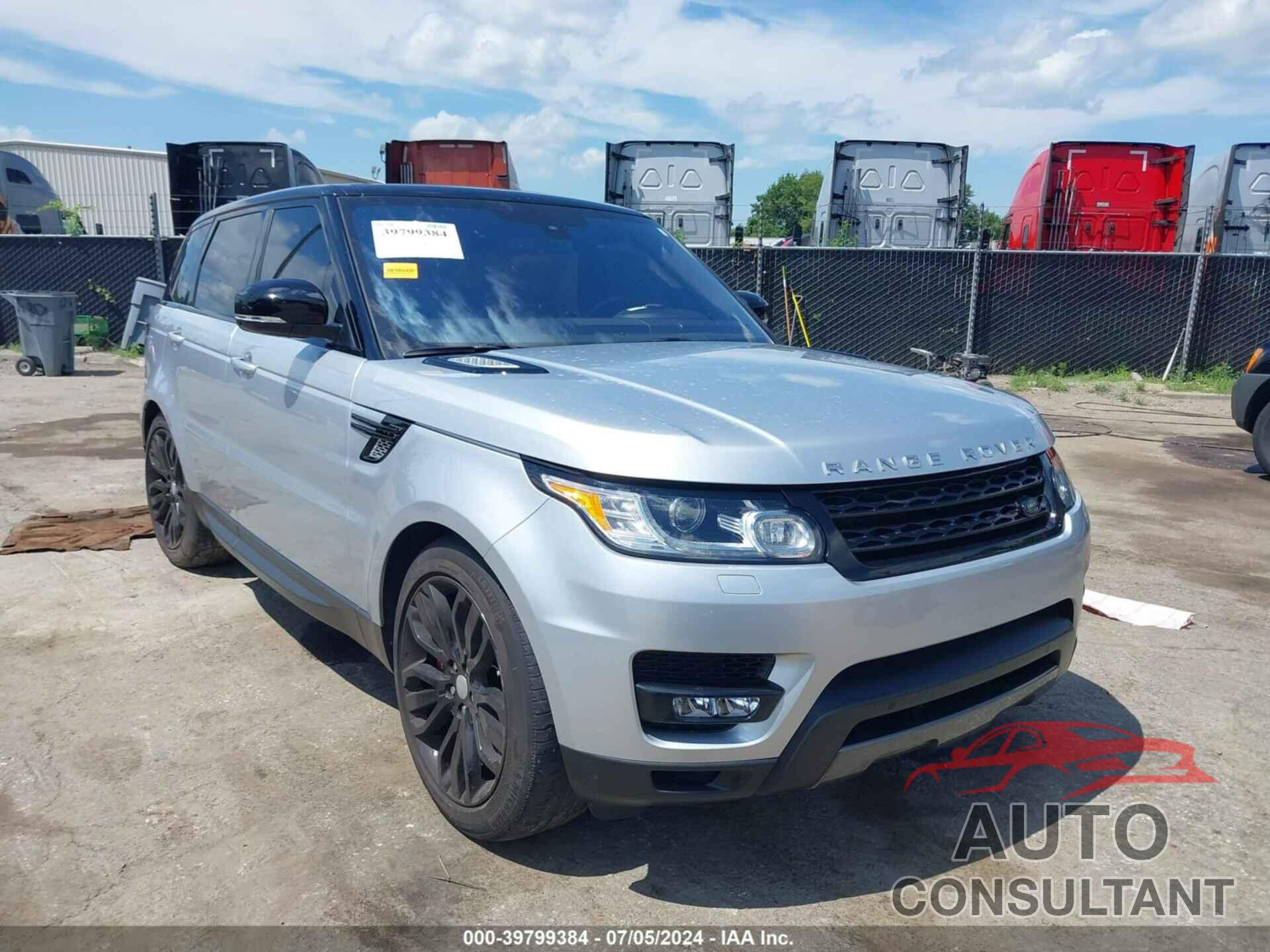 LAND ROVER RANGE ROVER SPORT 2016 - SALWR2EF5GA598088