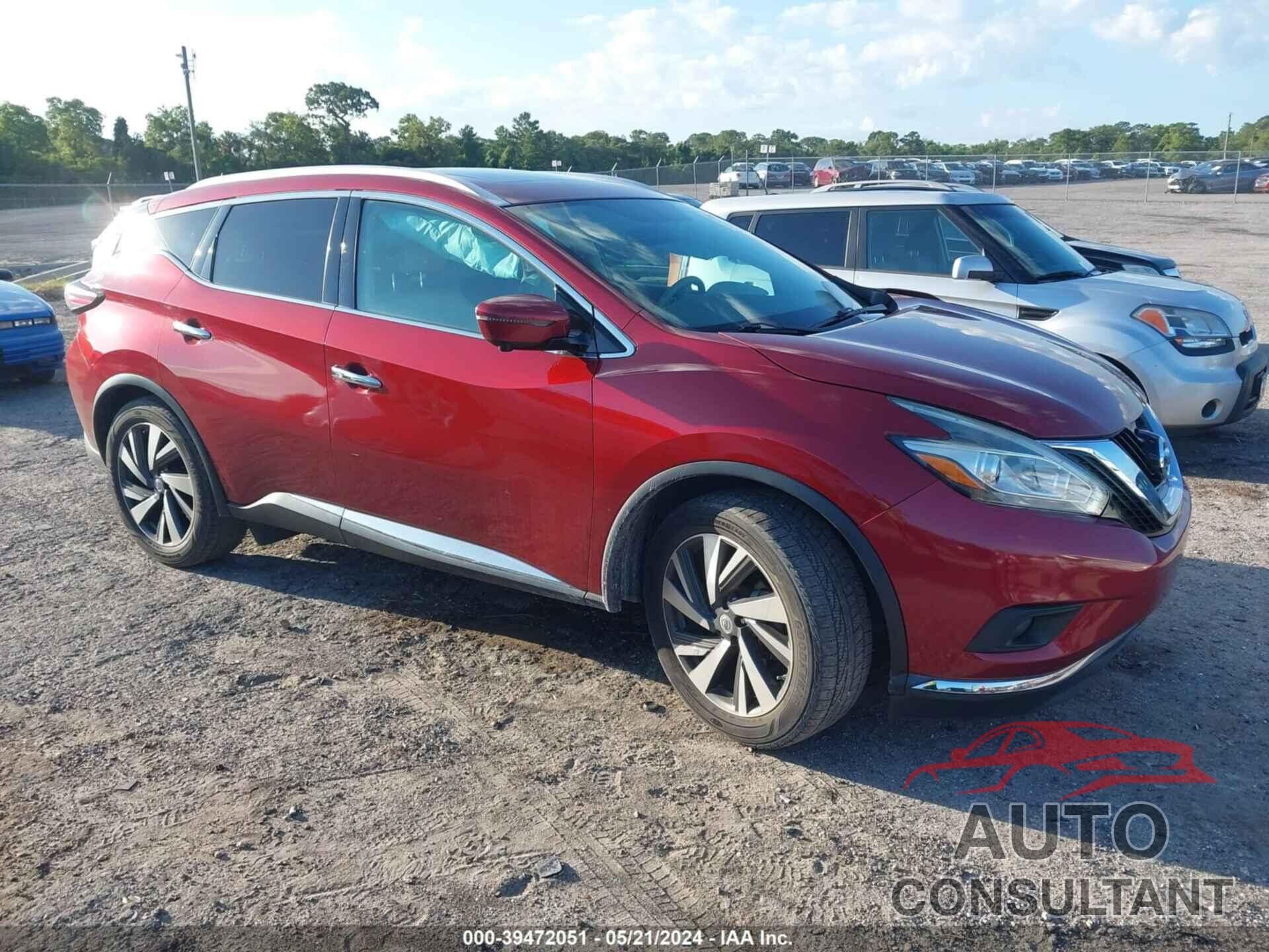 NISSAN MURANO 2016 - 5N1AZ2MH3GN104089