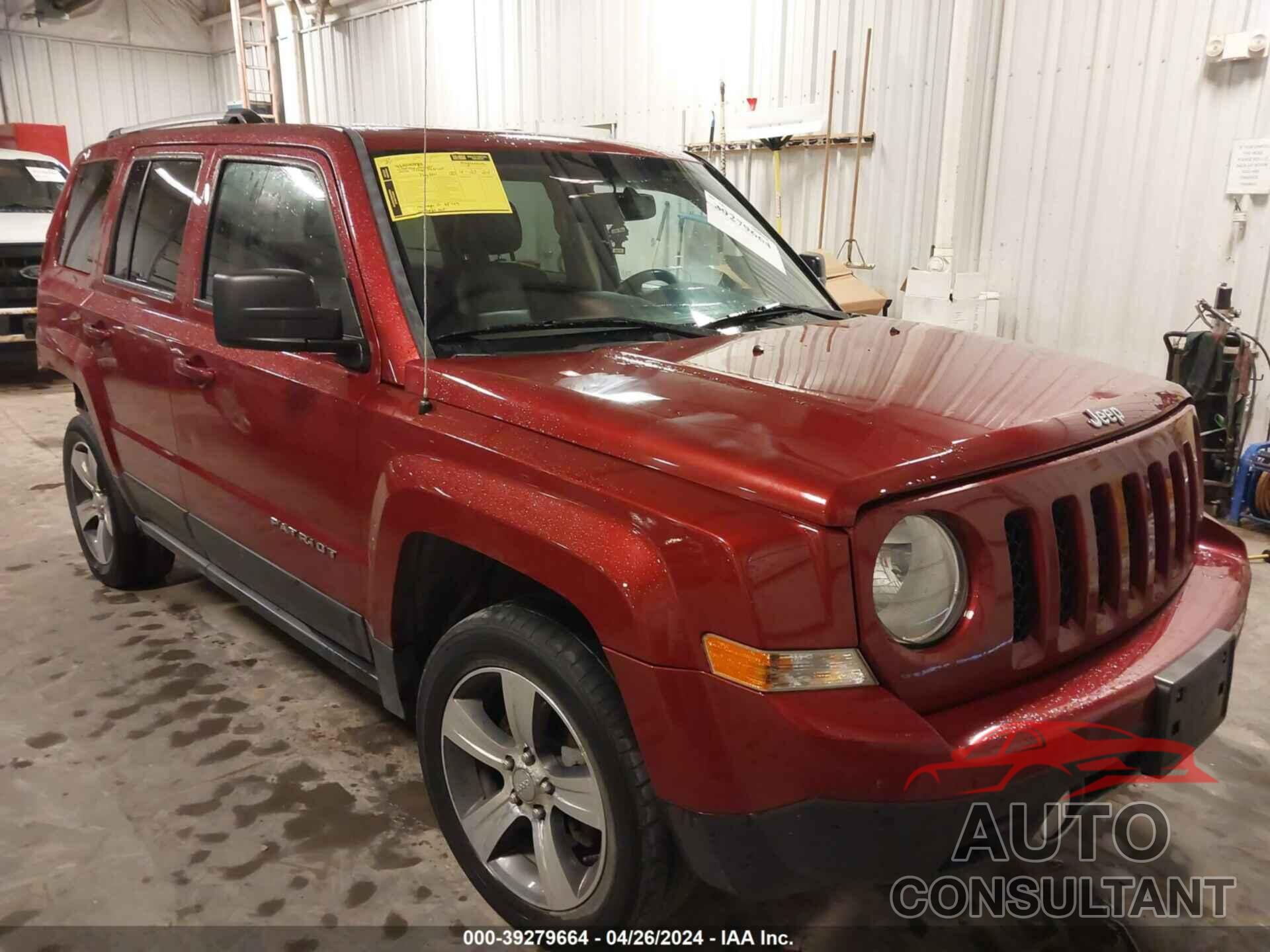 JEEP PATRIOT 2016 - 1C4NJRFBXGD619403