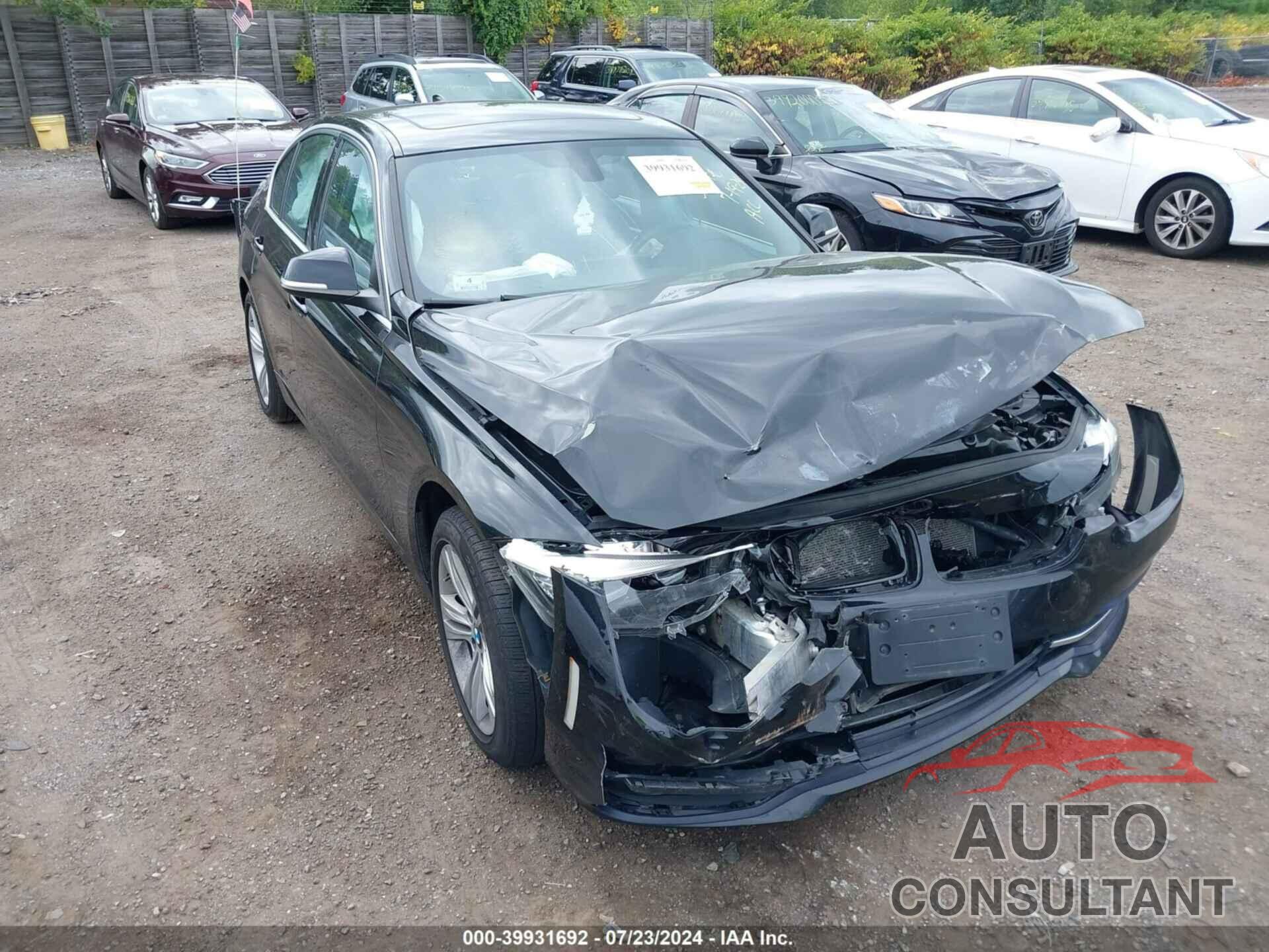 BMW 330I 2017 - WBA8D9C56HA003619