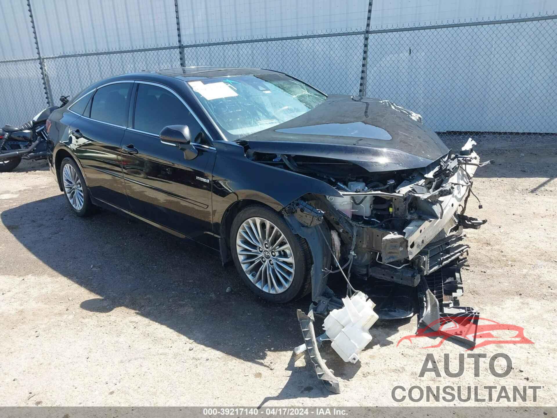 TOYOTA AVALON 2019 - 4T1B21FB3KU009199