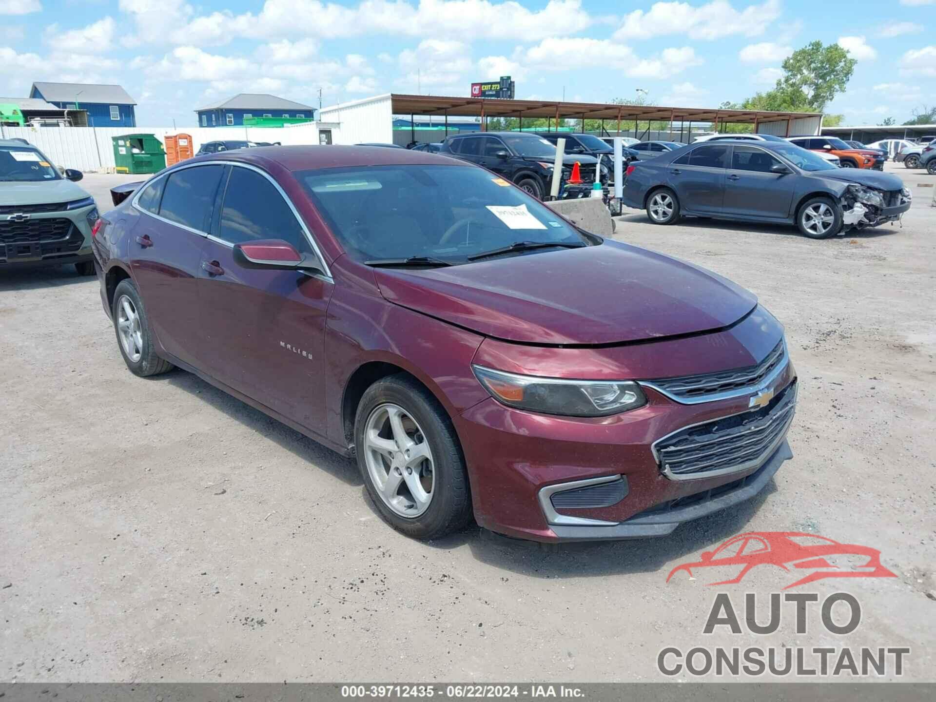 CHEVROLET MALIBU 2016 - 1G1ZB5ST4GF212728