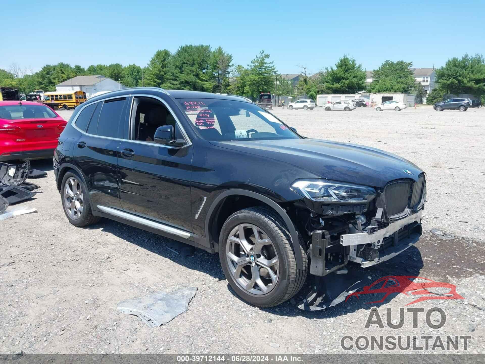 BMW X3 2022 - 5UX53DP01N9J36925