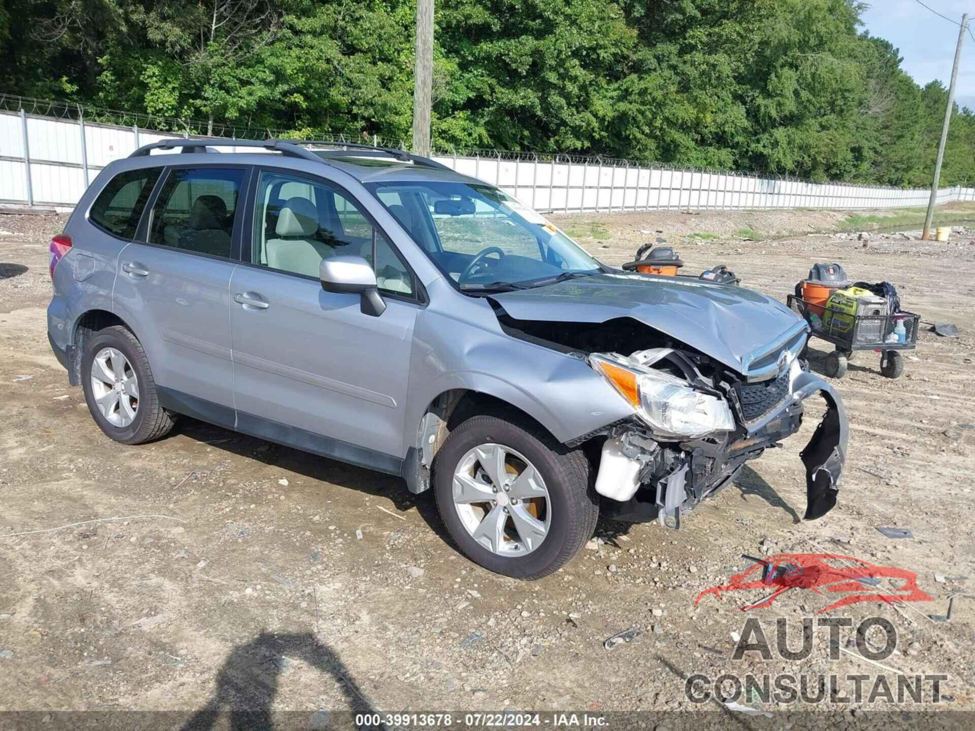 SUBARU FORESTER 2016 - JF2SJADC6GH400139