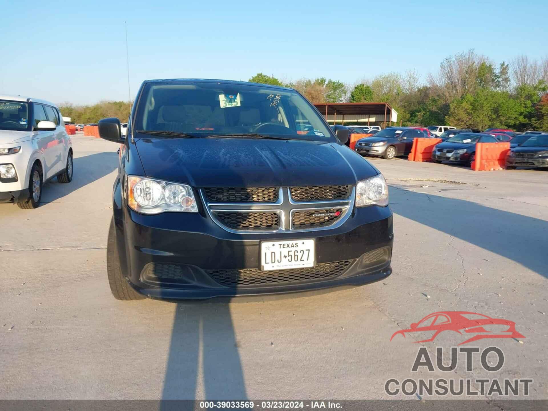 DODGE GRAND CARAVAN 2018 - 2C4RDGBG3JR302968