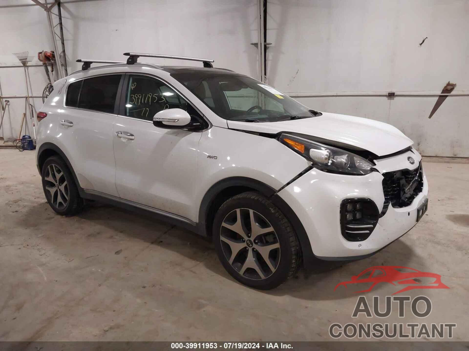 KIA SPORTAGE 2017 - KNDPRCA68H7208199